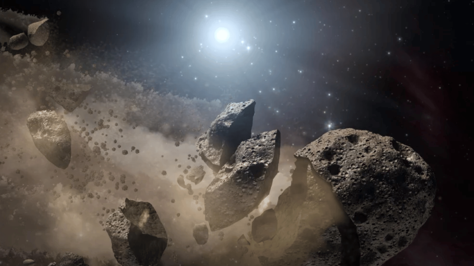 asteroids are leftovers from the solar systems creation