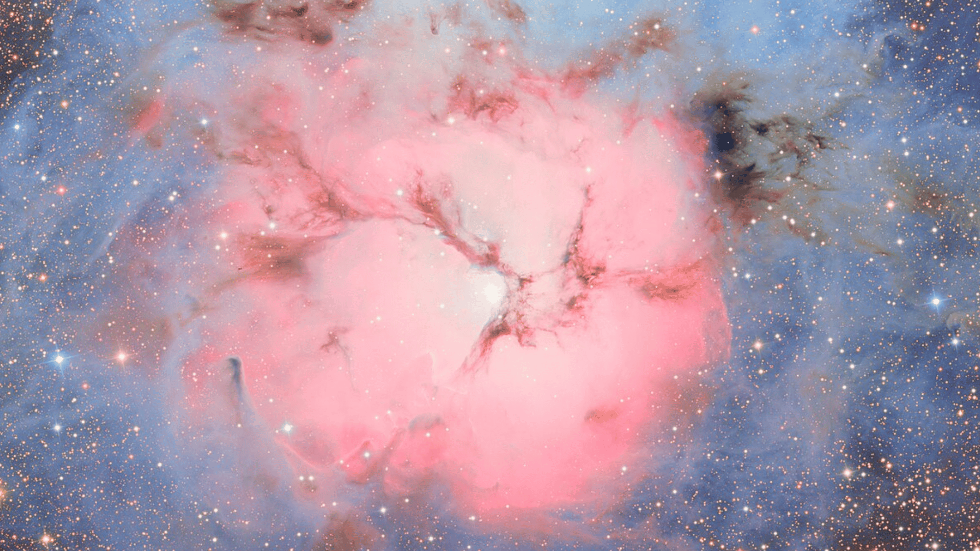 history of the discovery of the trifid nebula