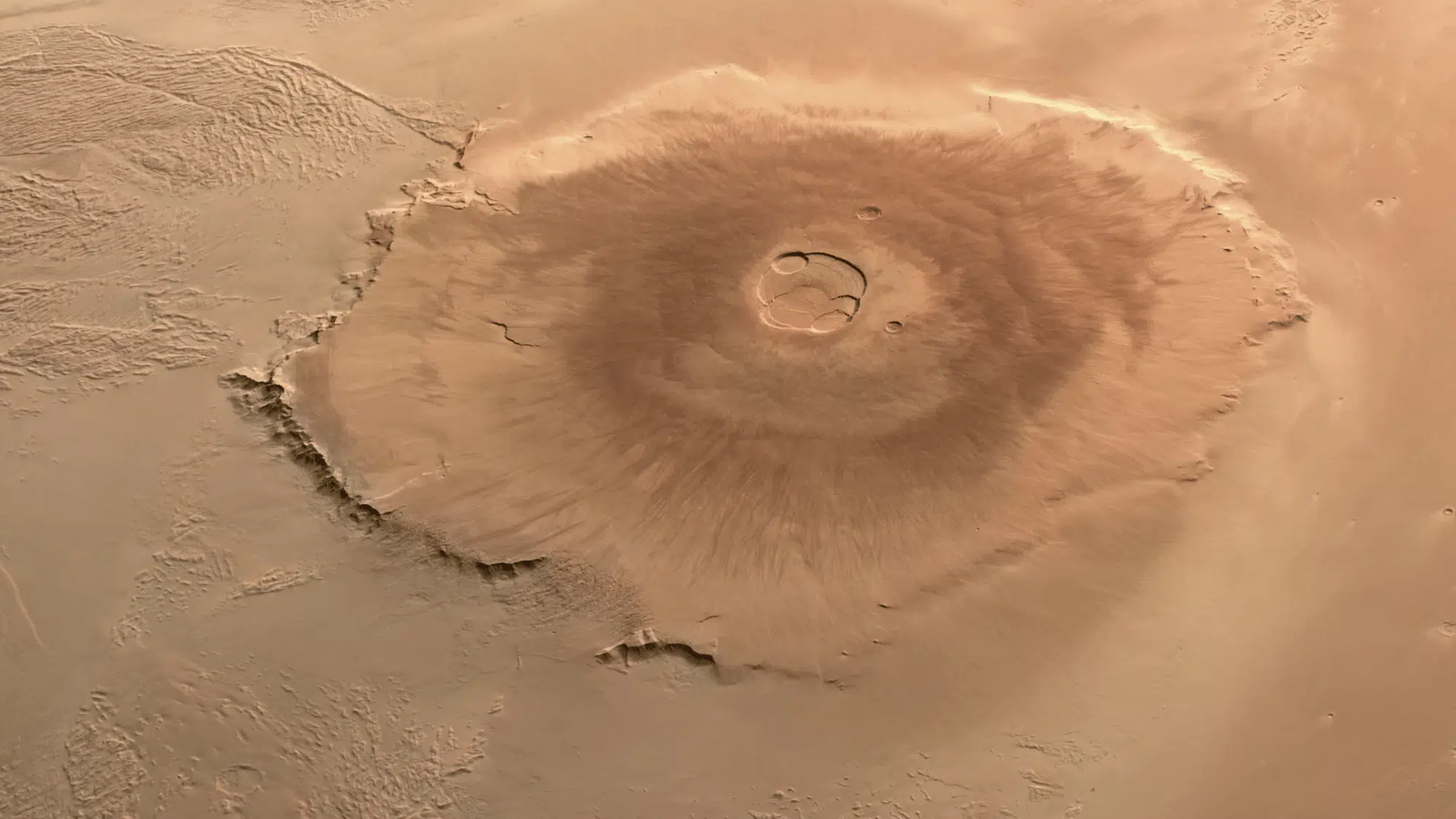 mars has the tallest volcano in the solar system