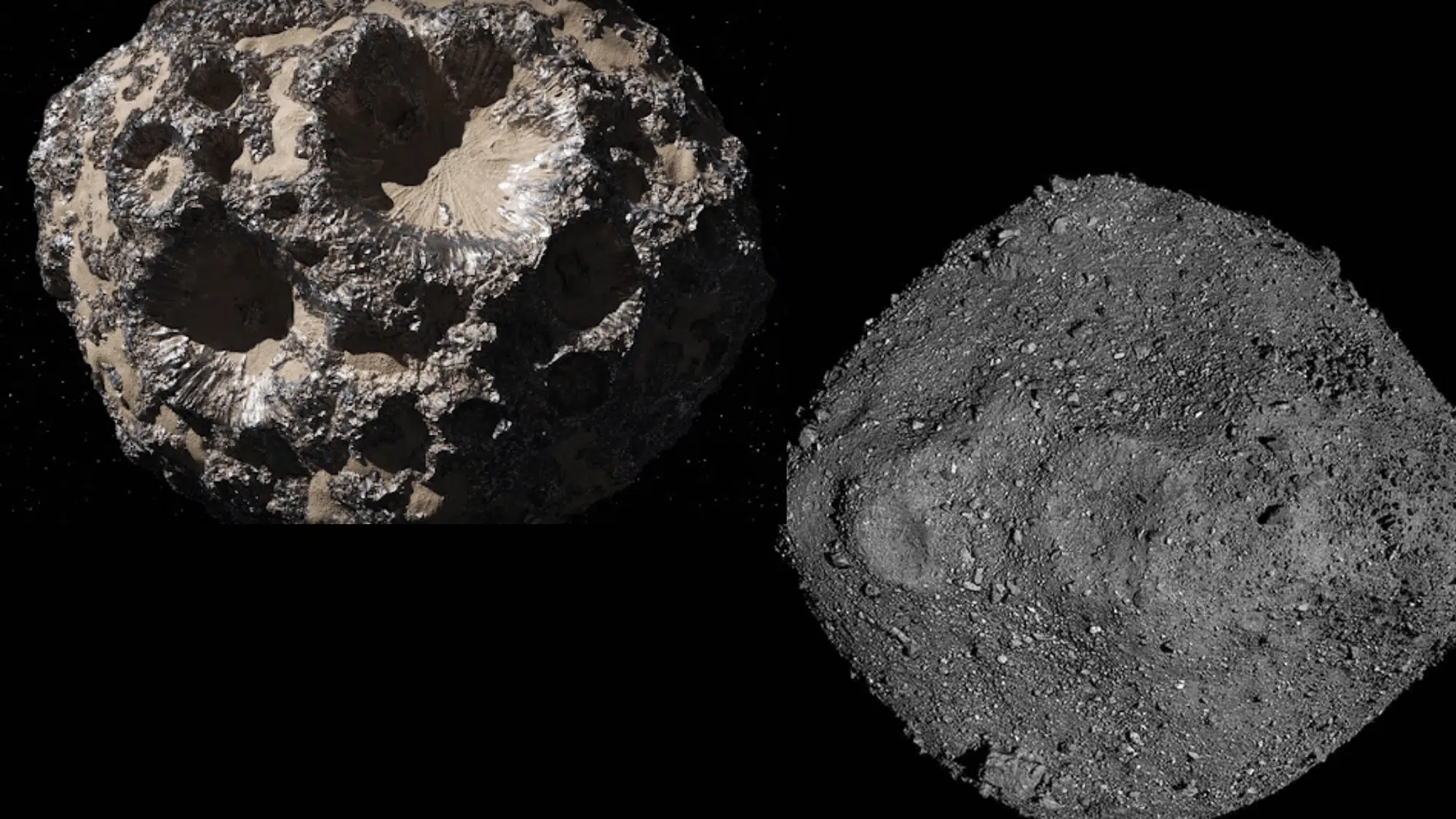 not all asteroids are made of rock