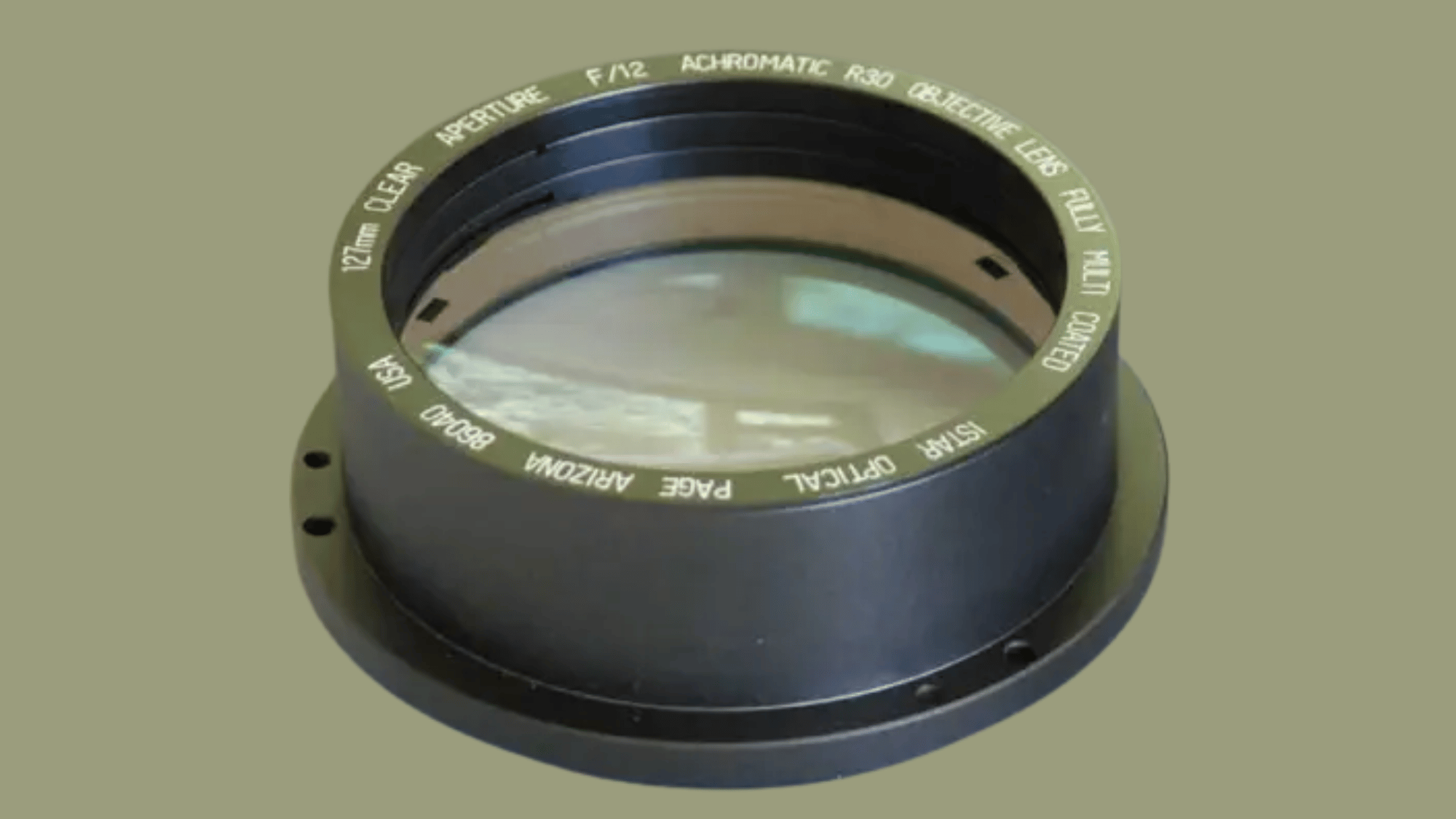 objective lens or primary mirror
