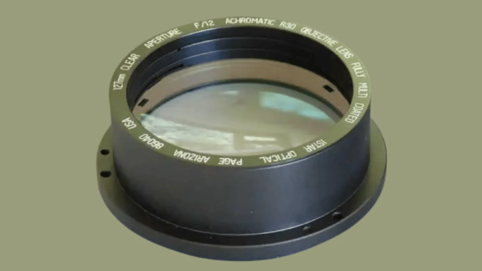 objective lens or primary mirror