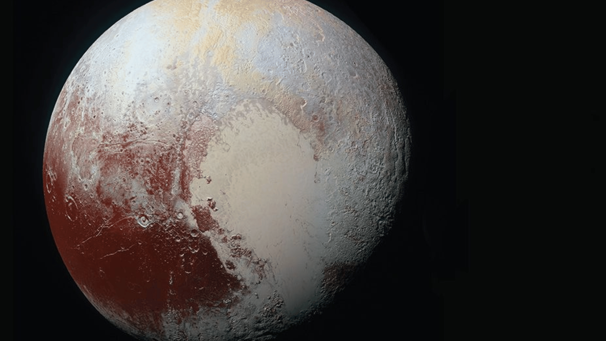 pluto has a heart shaped glacier