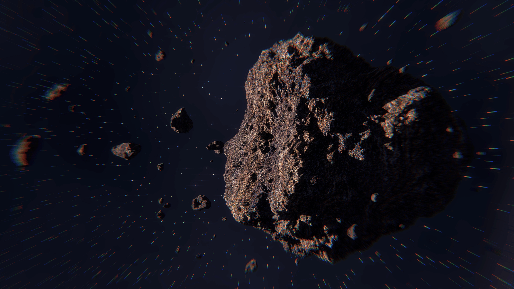 some asteroids travel in groups