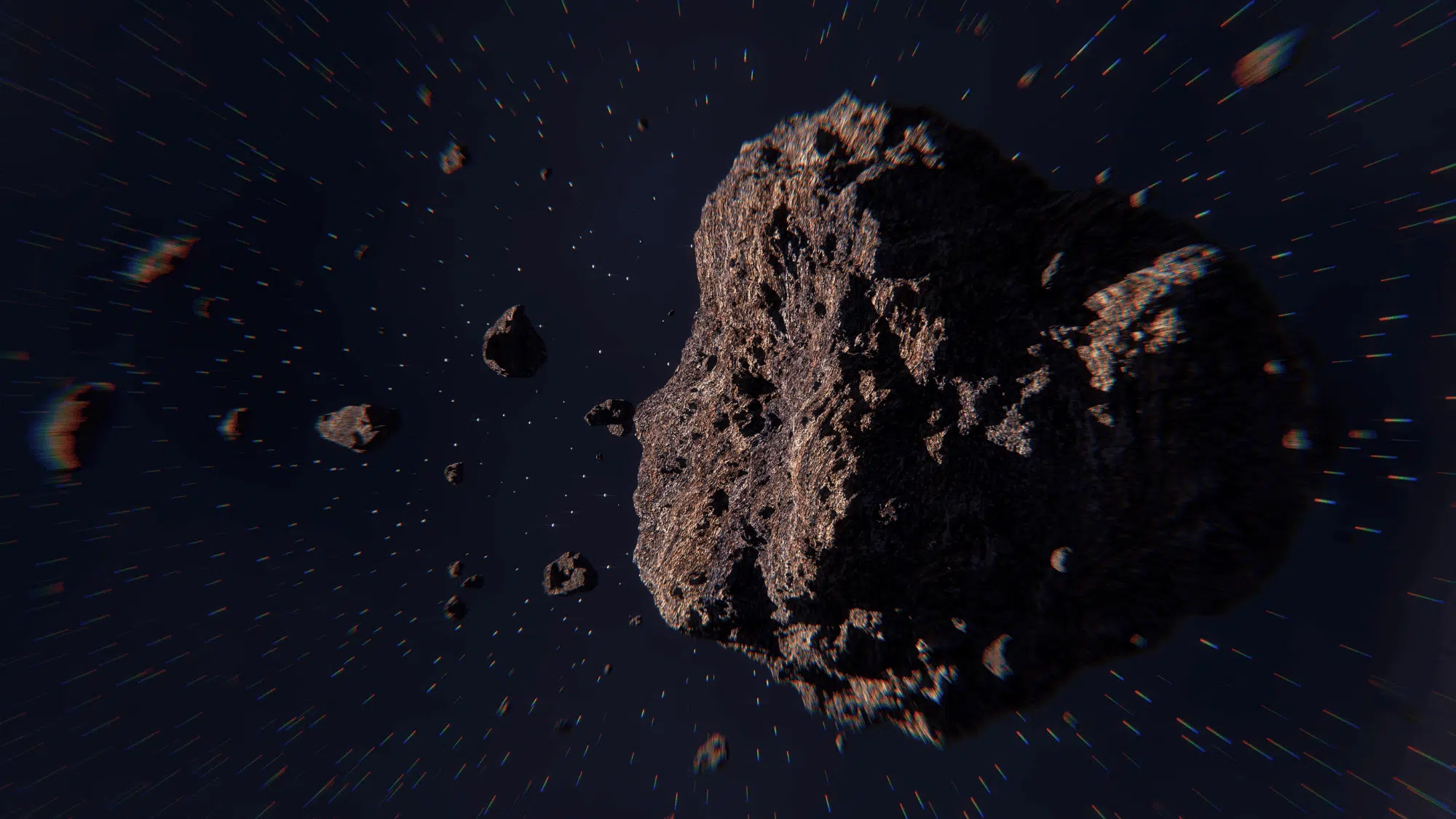 some asteroids travel in groups