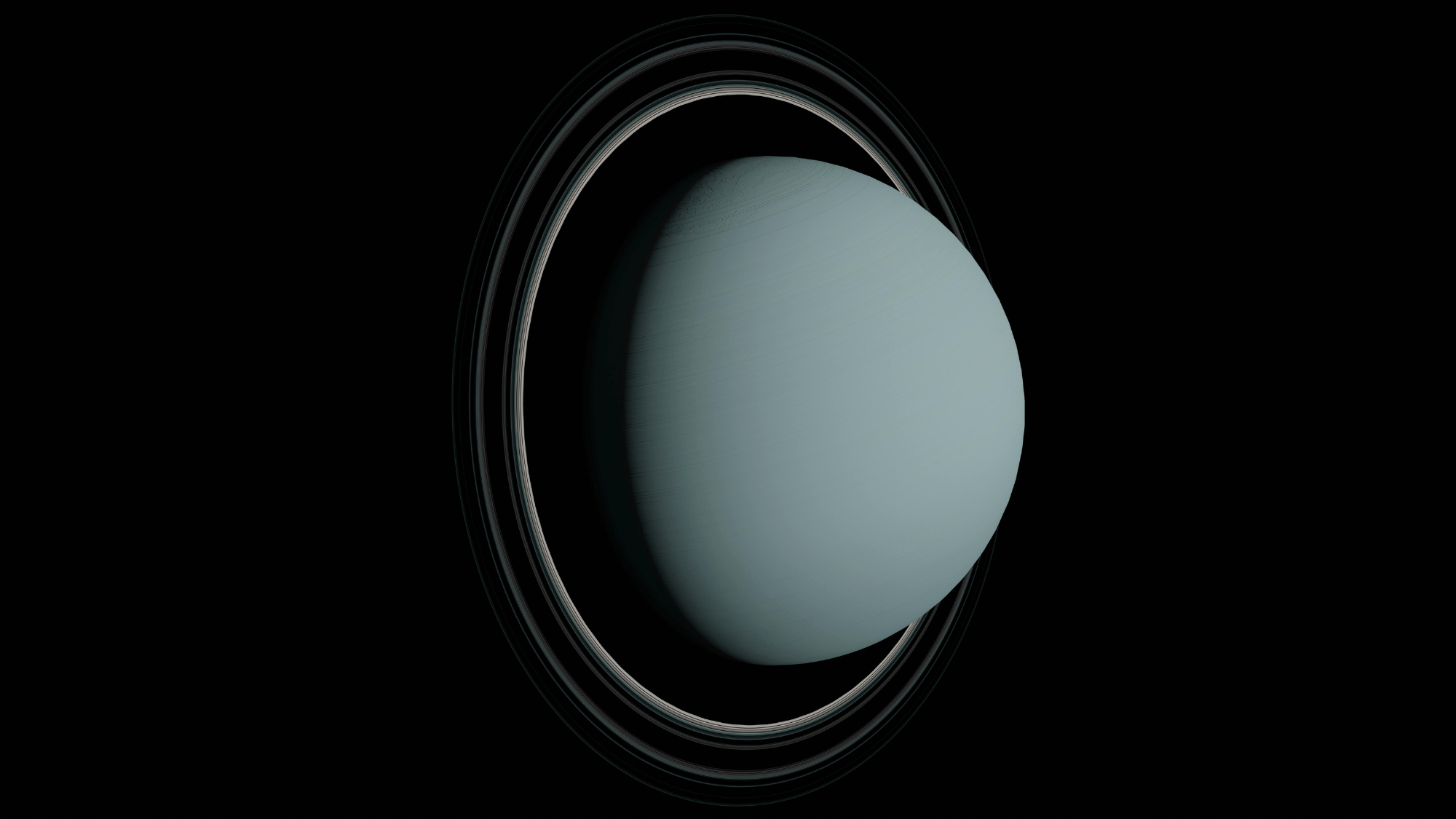 uranus spins on its side