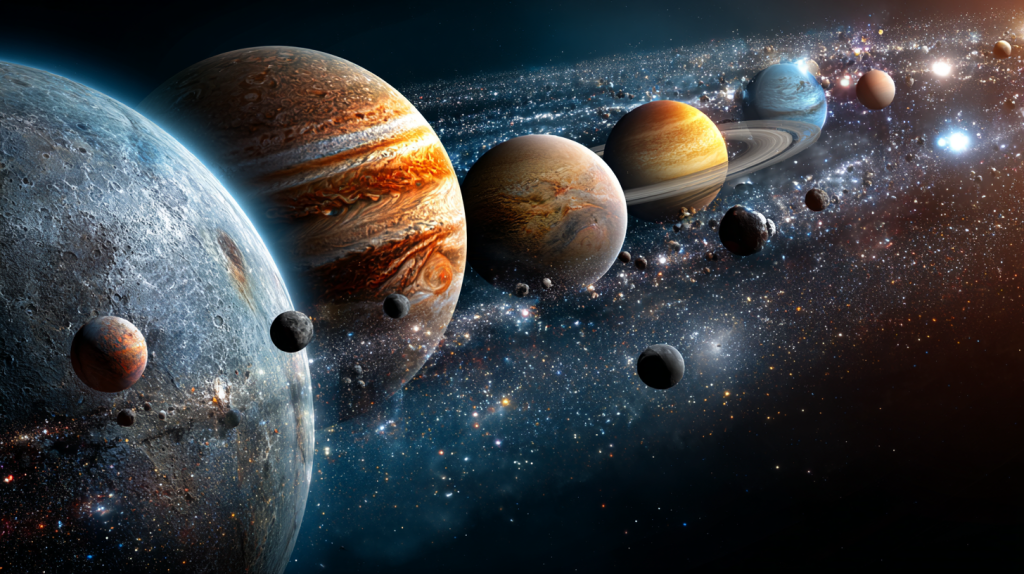 what planets have moons