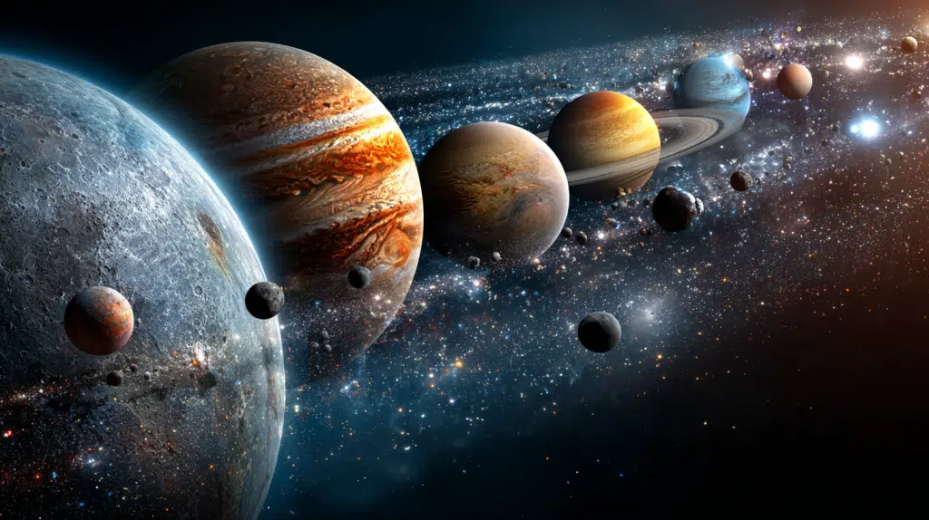 what planets have moons