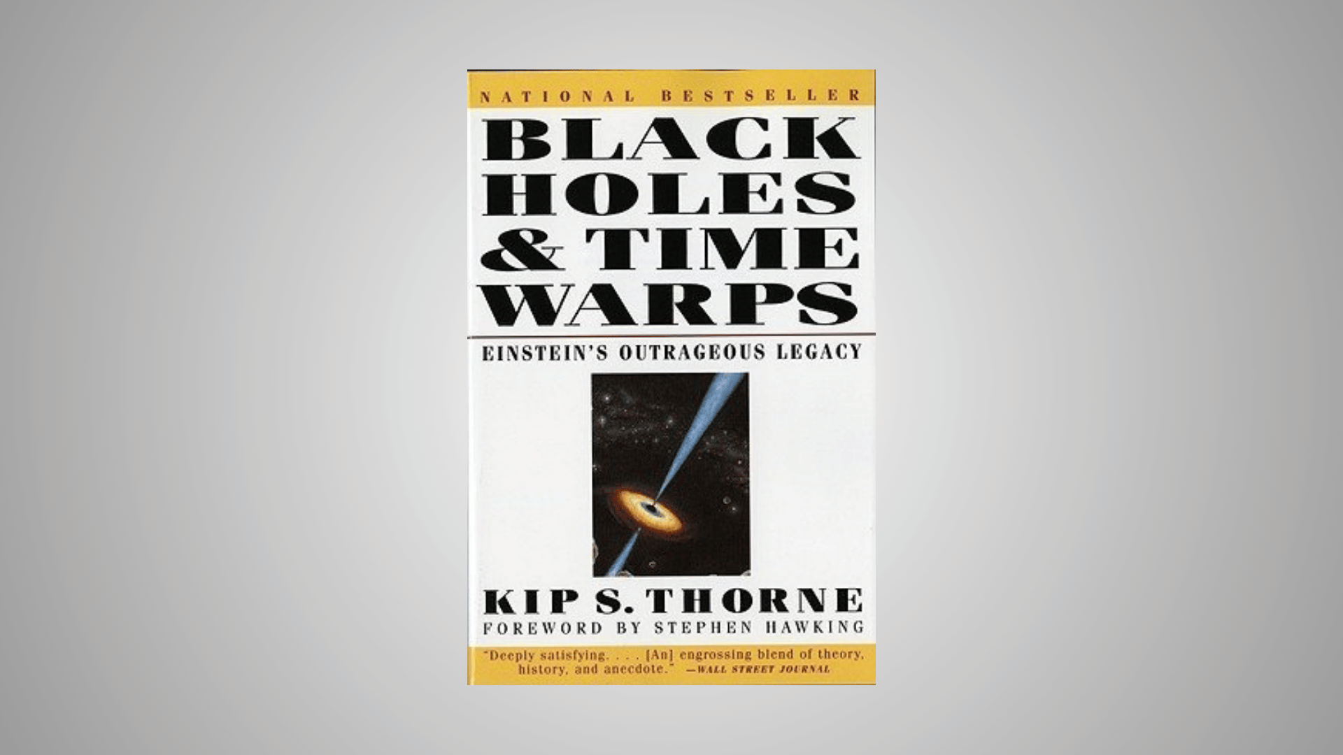 black holes and time warps by kip thorne