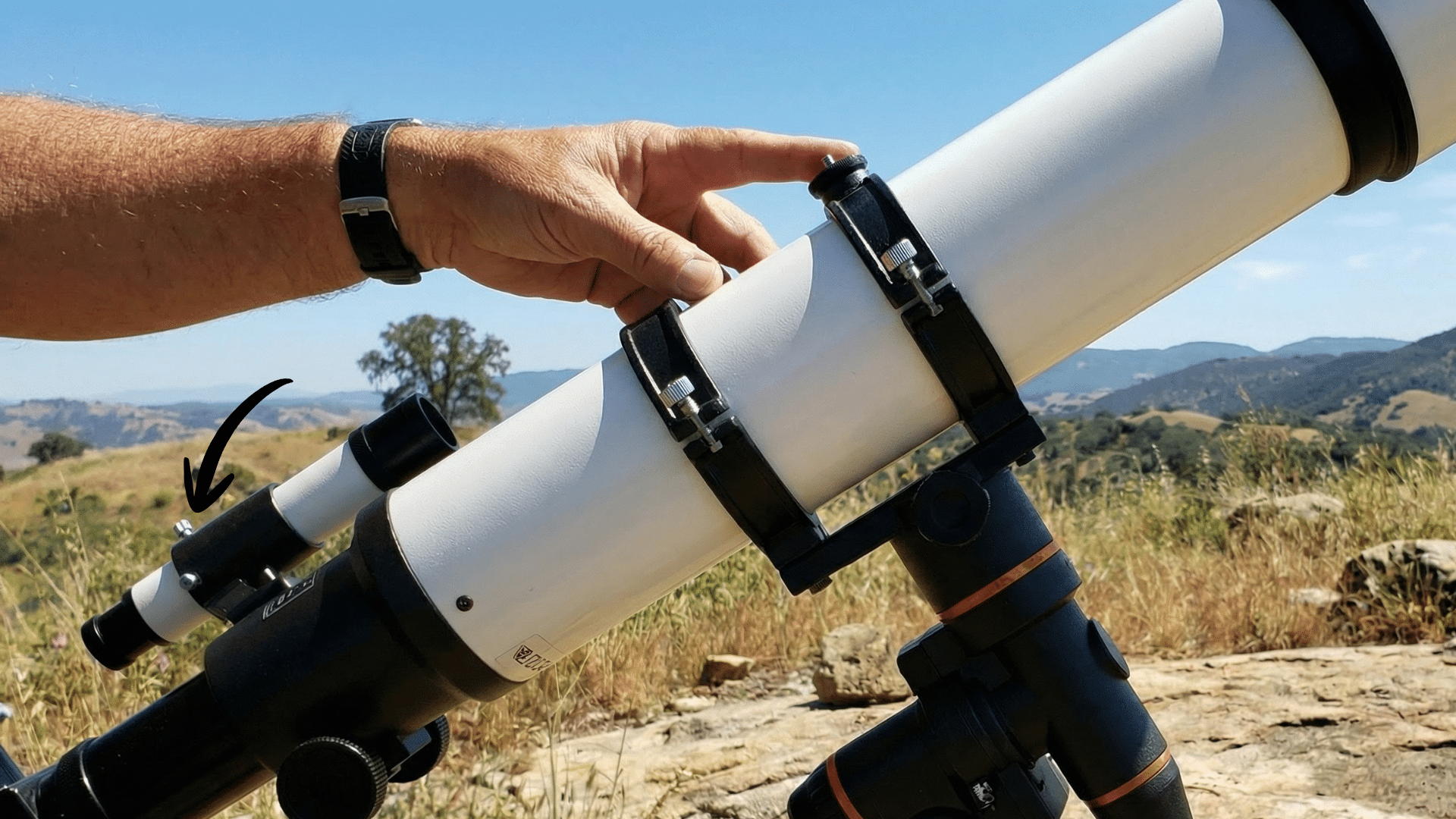 practice using the finder scope