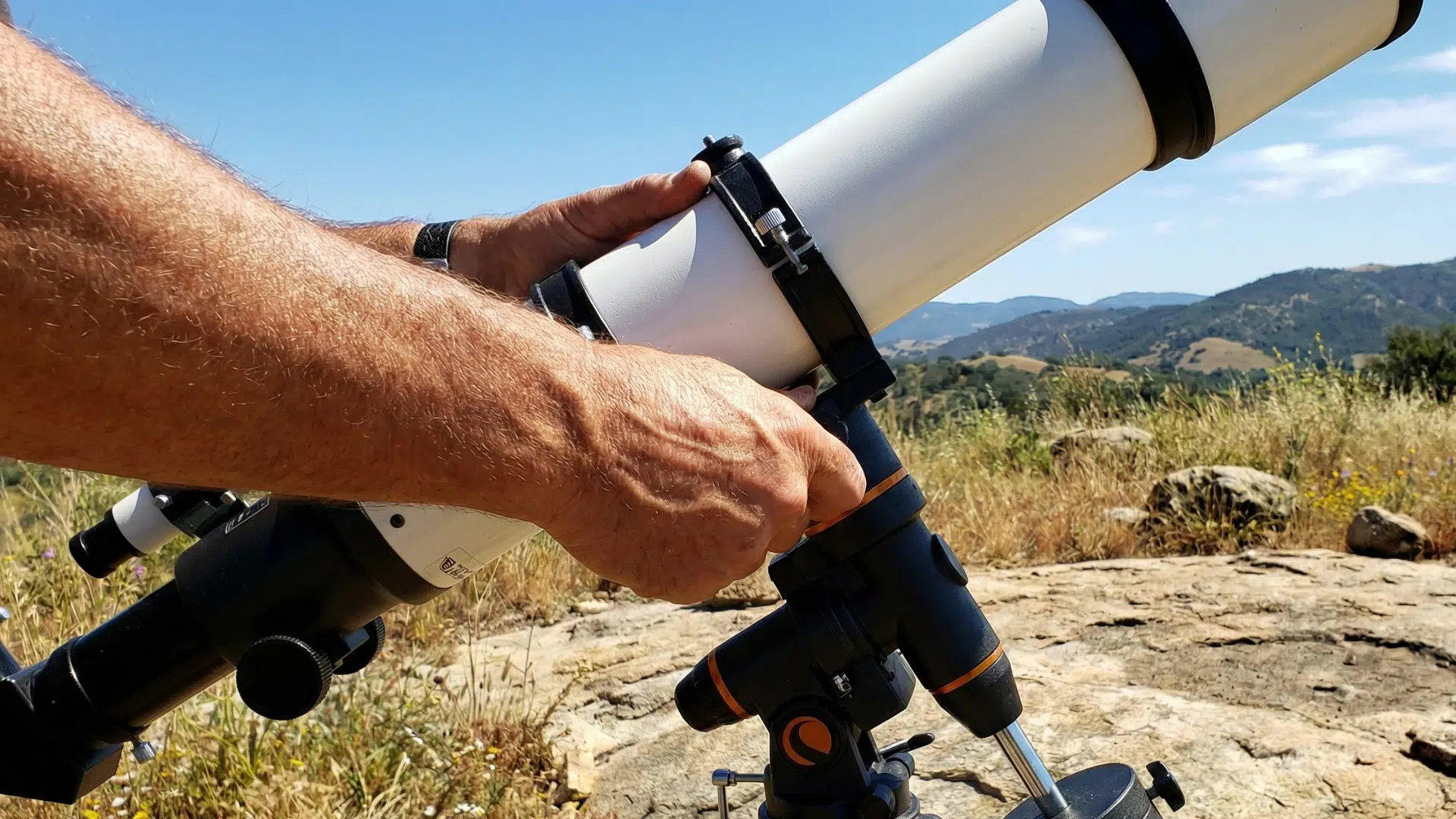 set it up in daylight first