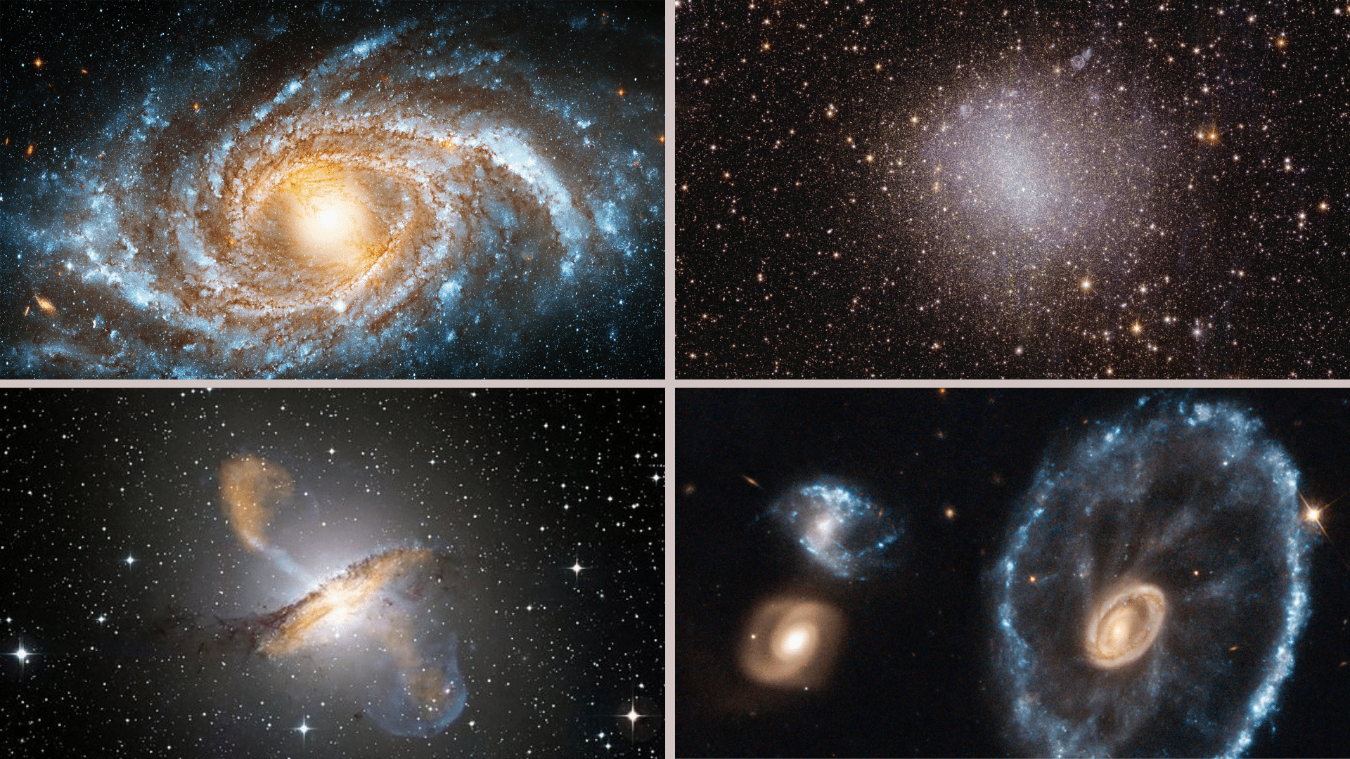 types of galaxies
