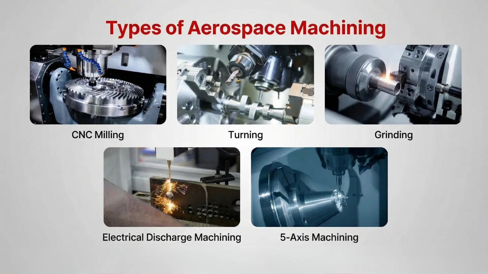 types of machining in the aerospace industry