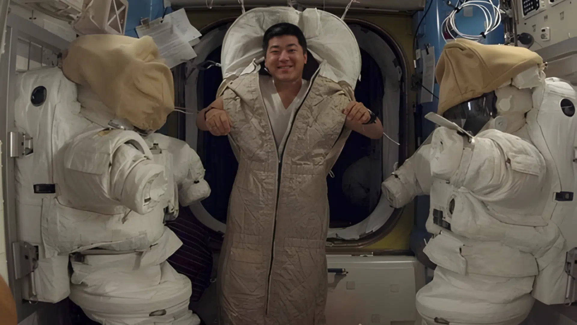 what is the international space station bedroom like