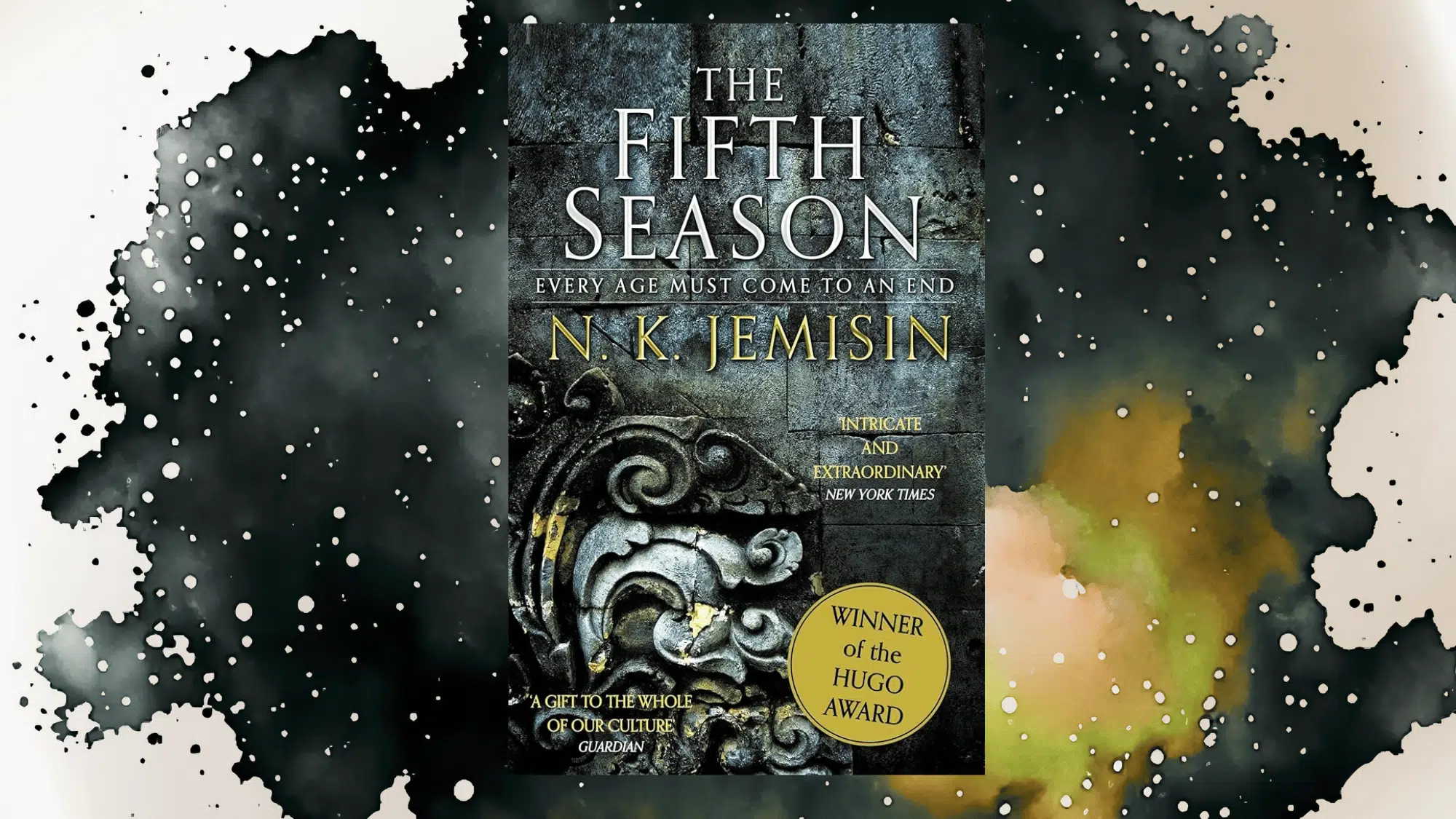 Book cover for N.K. Jemisin's The Fifth Season.