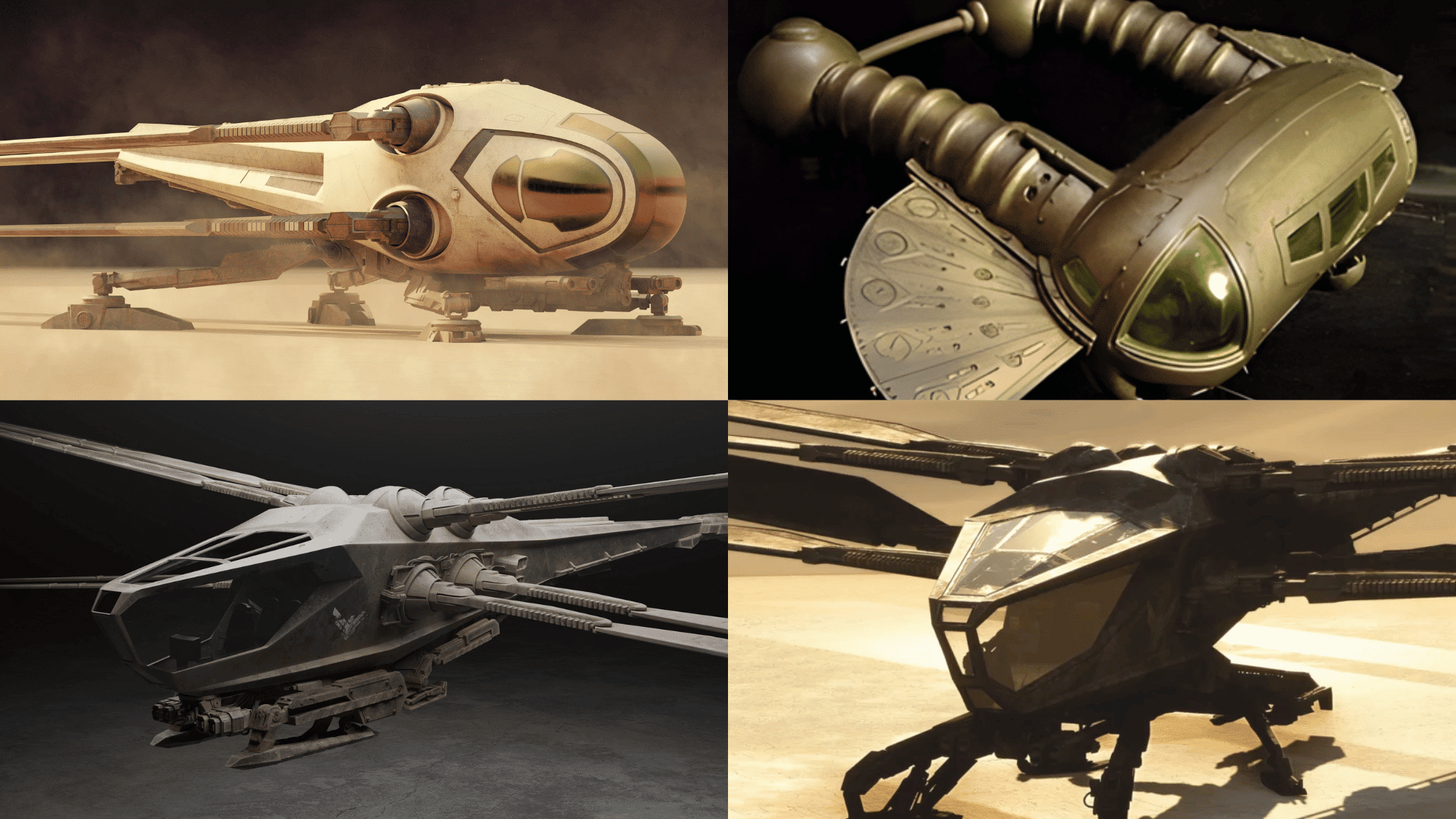 Ornithopters Across Dune Adaptations
