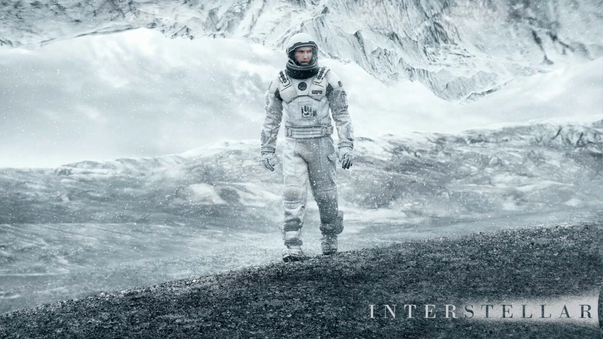 A still image from the movie Interstellar.