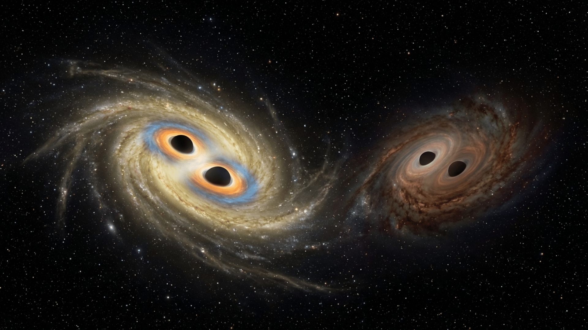 Illustration showing dark matter surrounding a galaxy