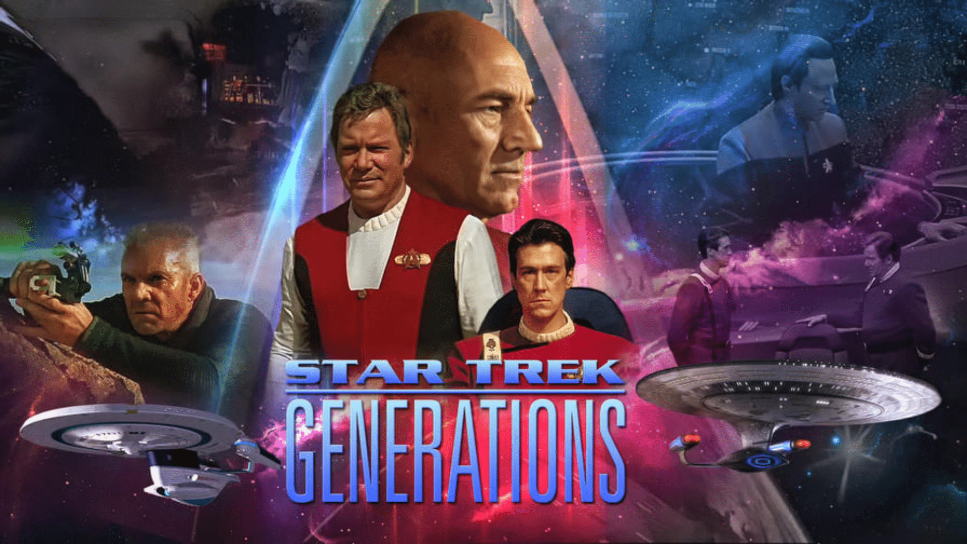 Star Trek Generations 1994 official movie poster