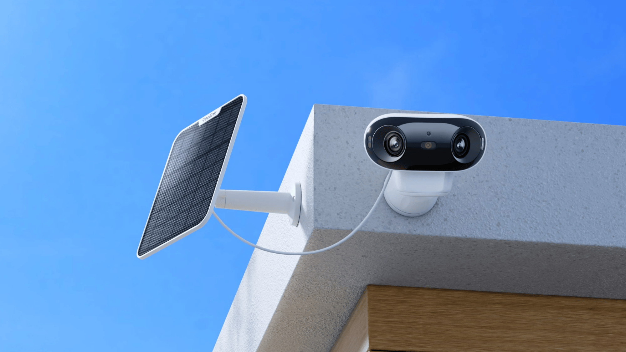 Reolink Argus 4 Pro Smart 4K ColorX Dual-Lens SolarBattery Camera with 180° Panorama