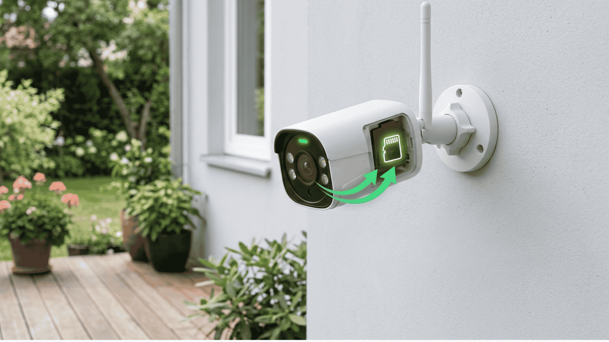 Security camera saving footage locally without cloud subscription