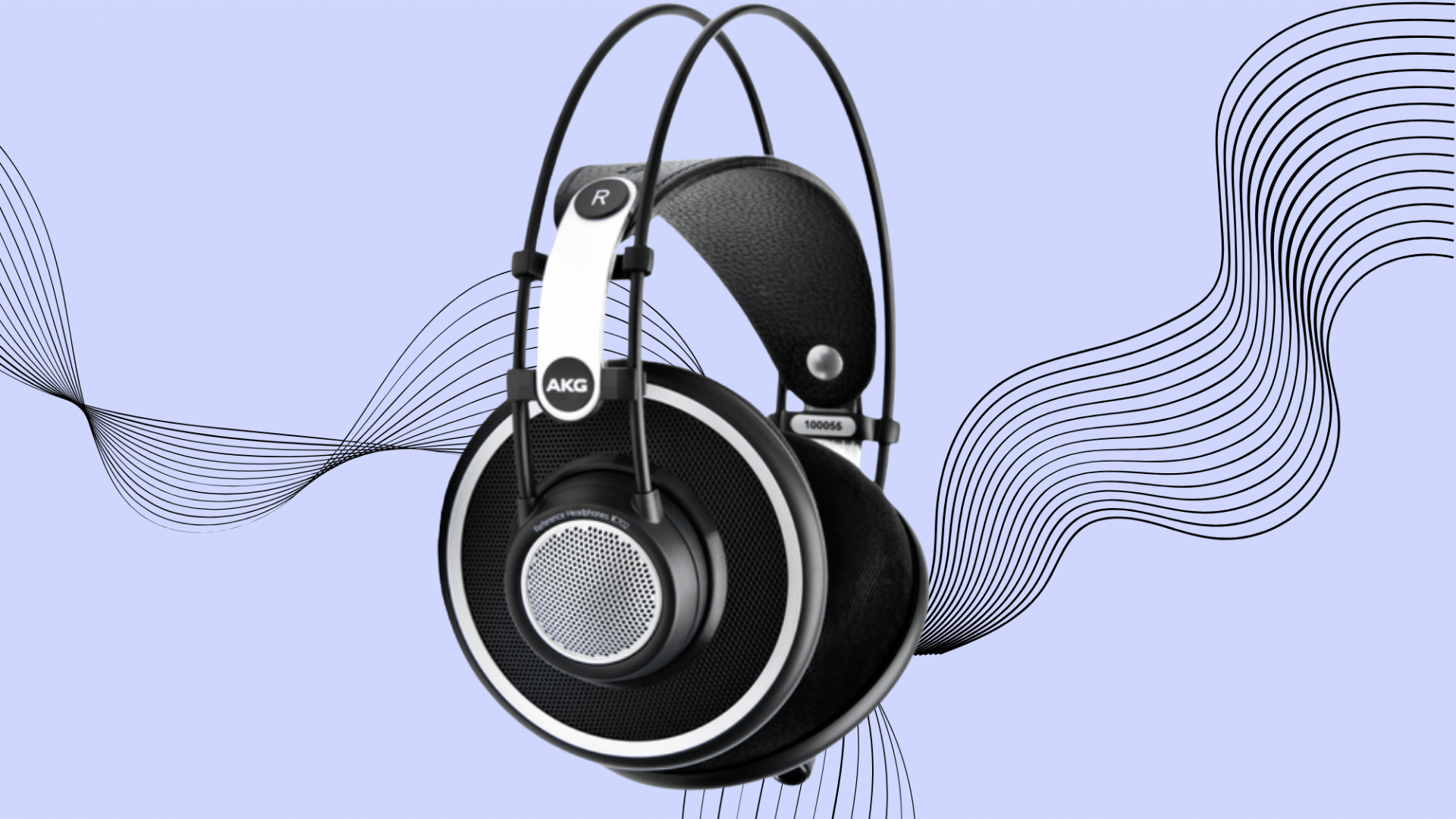 AKG K702 White self-adjusting open-back headphones. Massive stage for orchestral listening.