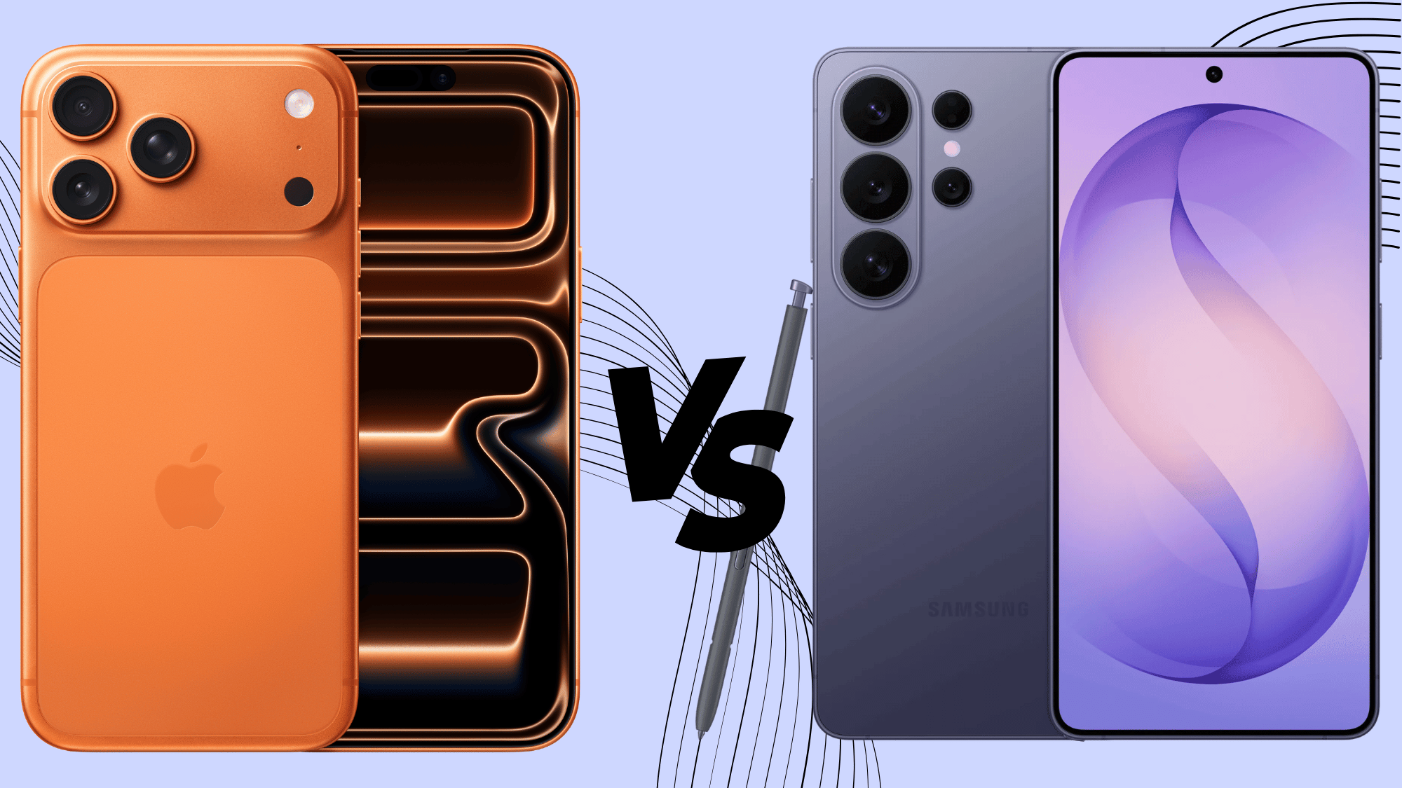 iPhone 17 Pro Max vs Samsung Galaxy S26 Ultra design and camera comparison
