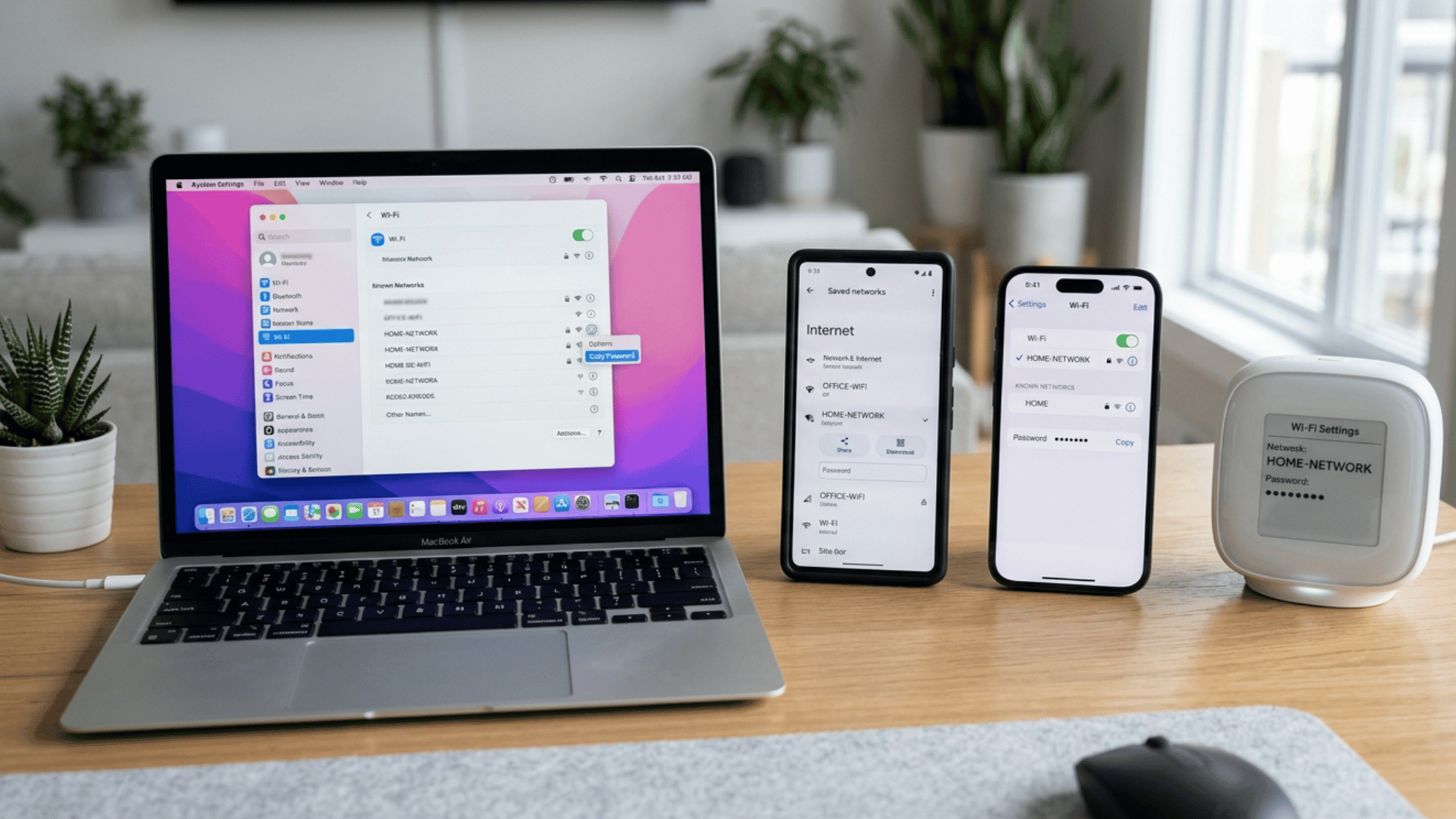 network-security-key-on-different-devices