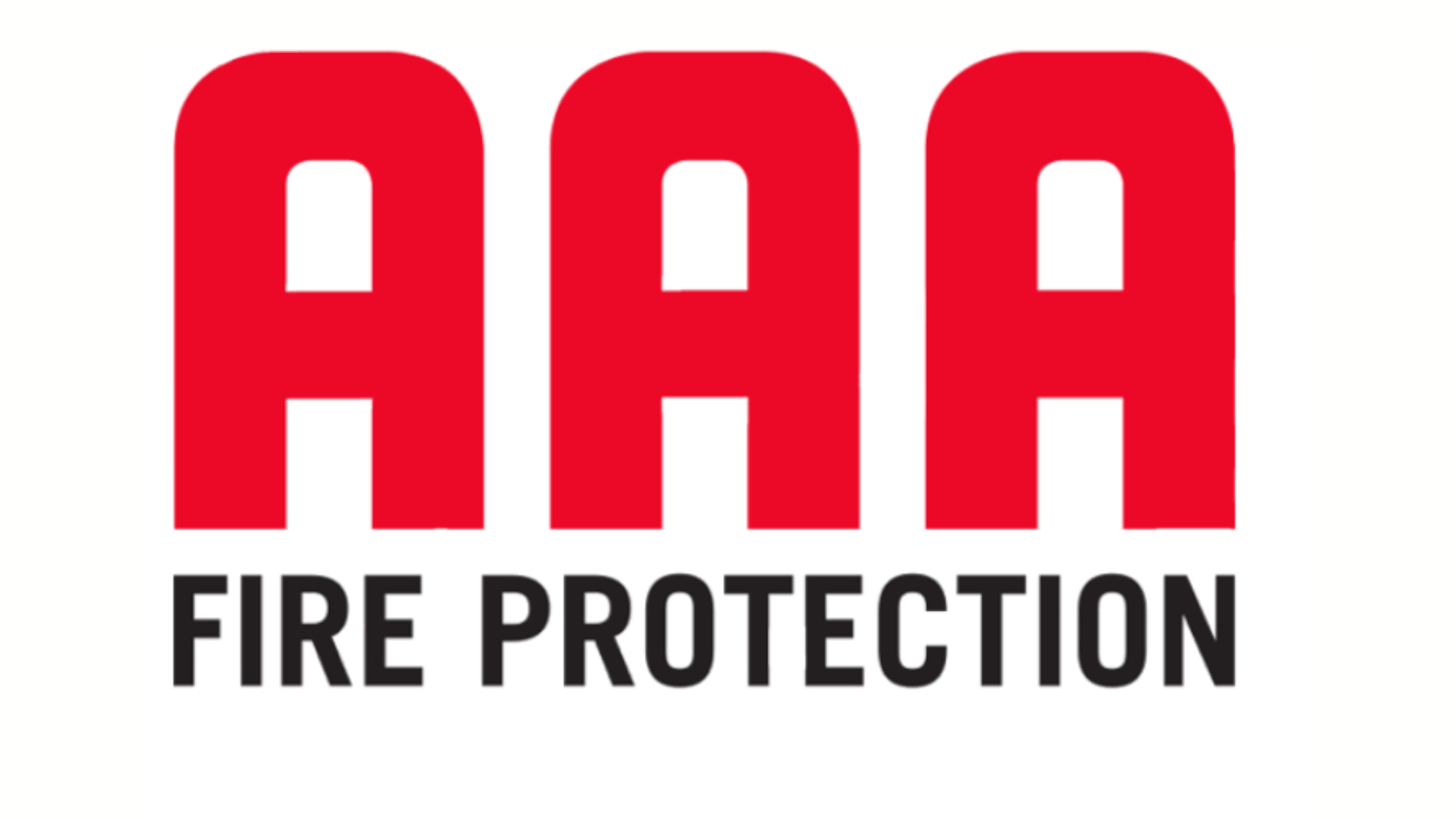 AAA Fire Protection logo with red and black text, representing trusted fire safety services.