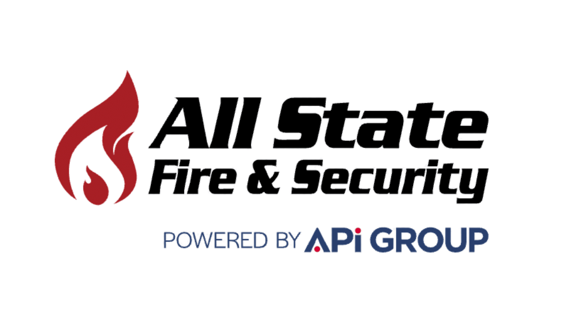 All State Fire & Security logo with red and black text representing fire protection services.