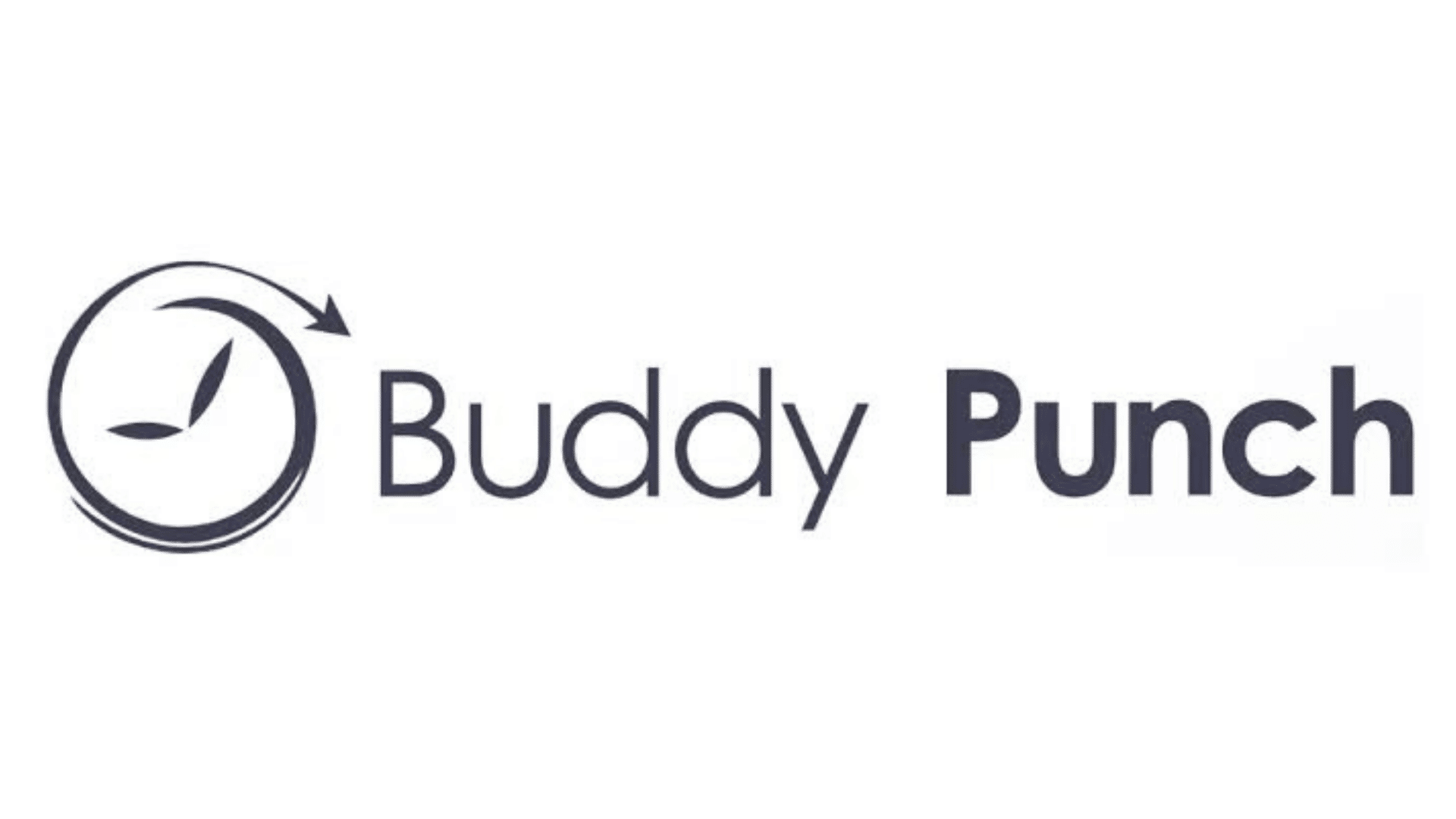 Buddy Punch employee time tracking and attendance software logo on white background