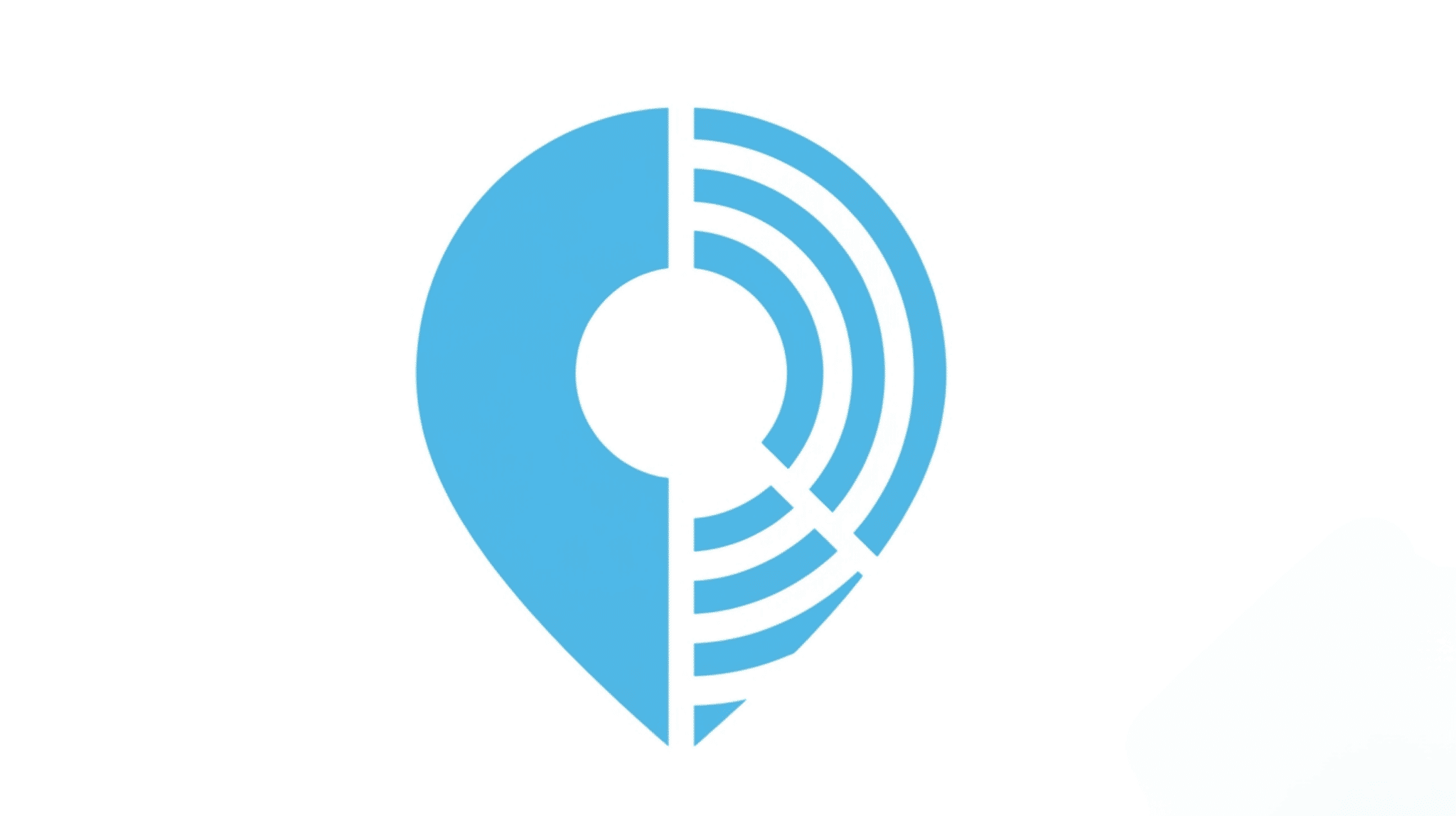 Chronotek Pro GPS time tracking software logo with blue location pin icon on white background