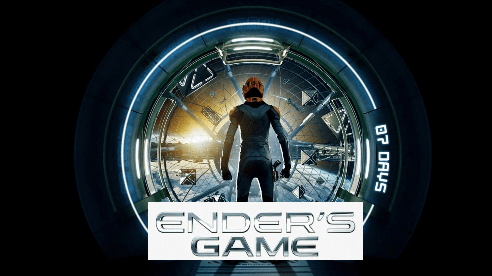 Ender’s Game sci-fi station scene with young cadet.