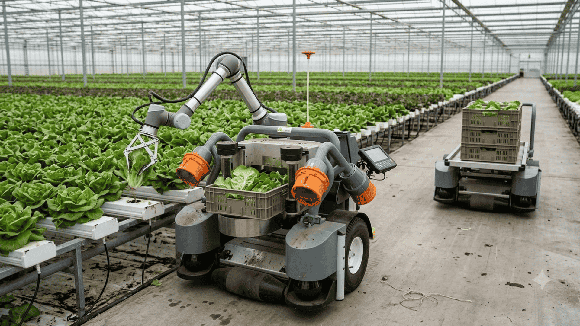 Precision robot automating plant stem grafting, increasing success rate and high-yield crop production