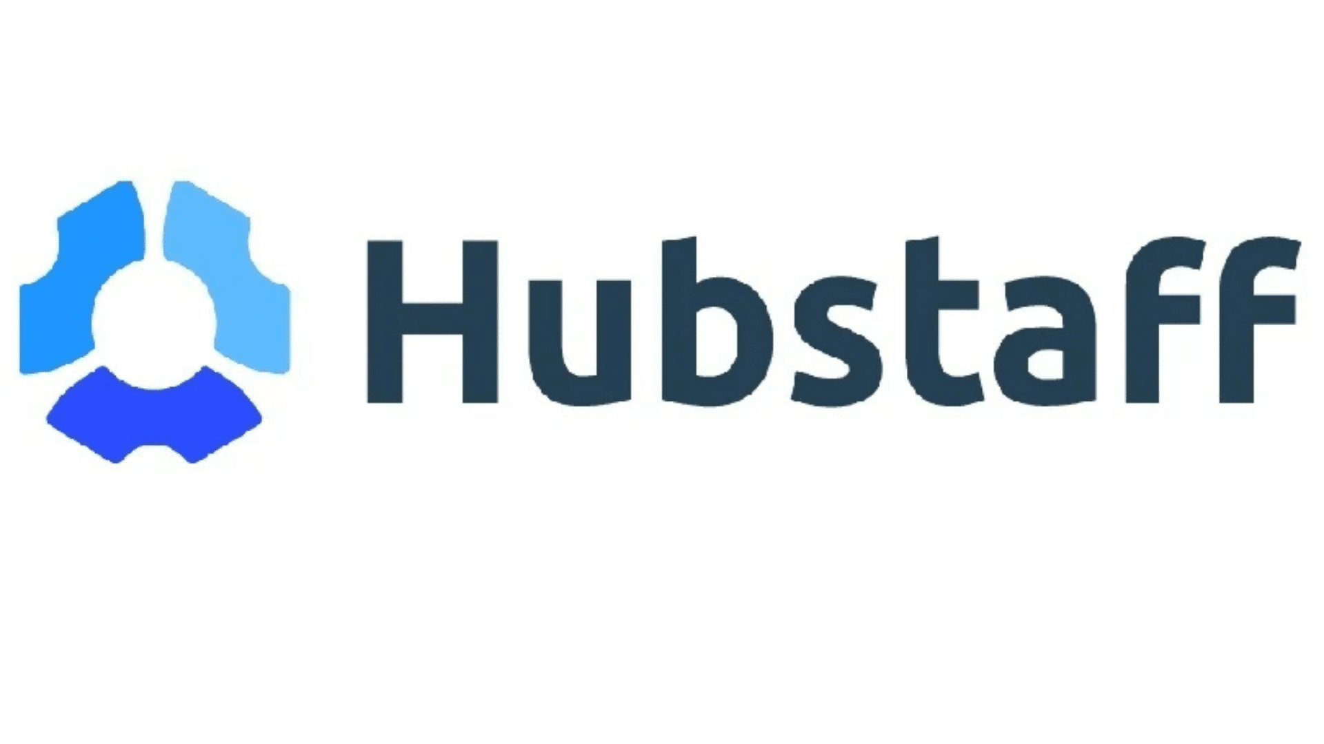 Hubstaff time tracking and attendance monitoring software logo on white background
