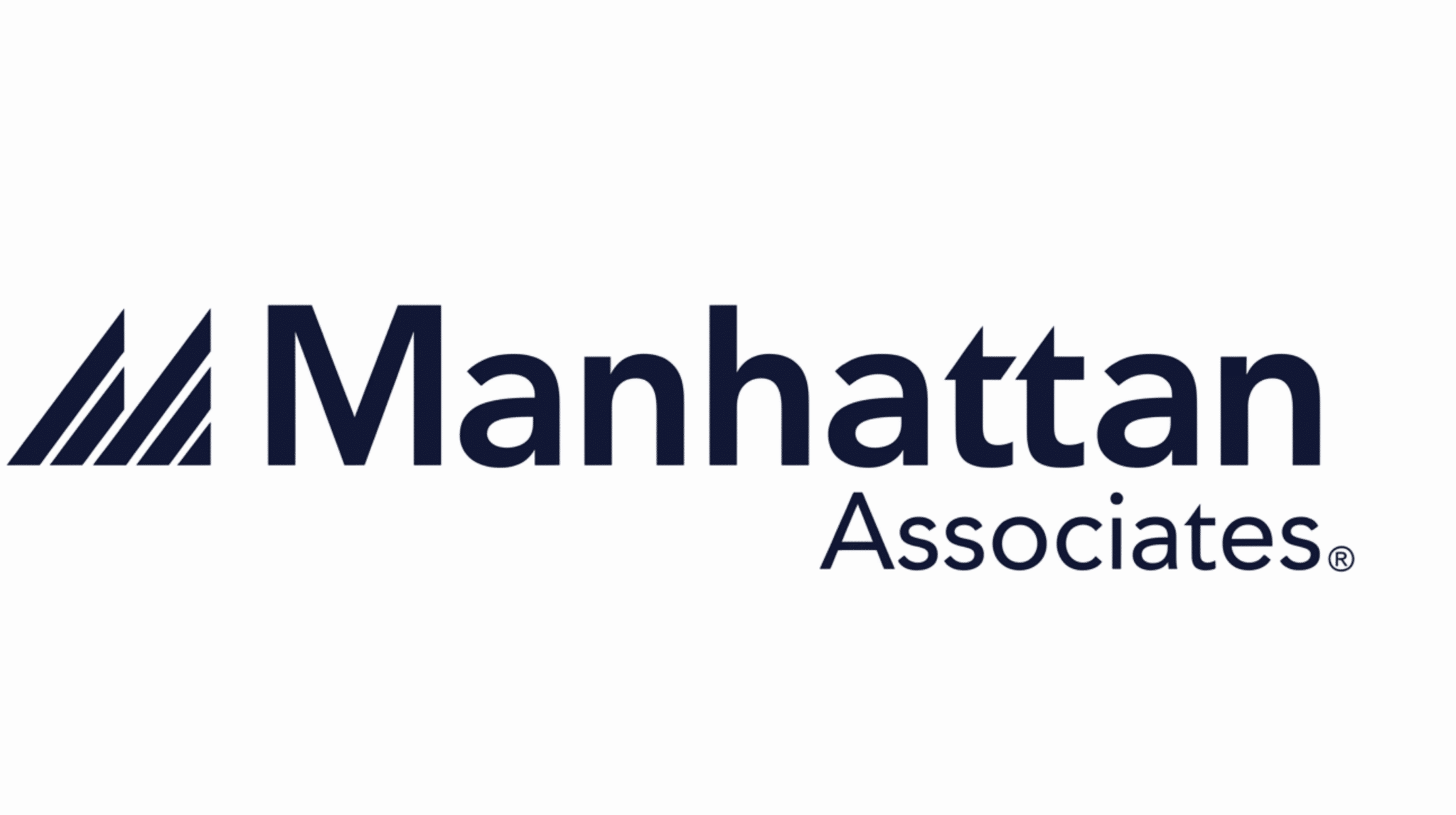Manhattan Associates logo on white background representing warehouse and supply chain management software.