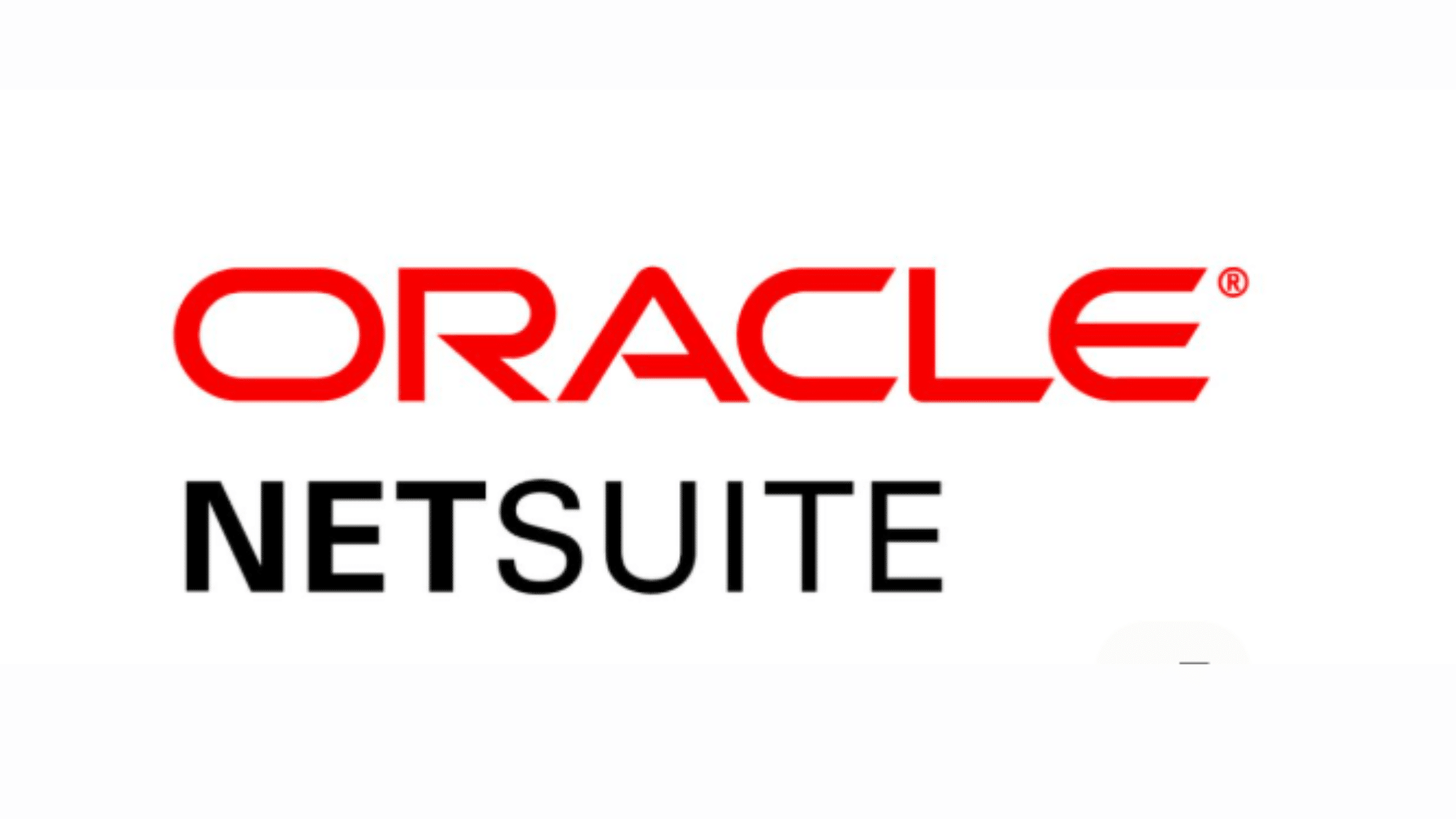Oracle NetSuite cloud ERP software logo for enterprise business management.