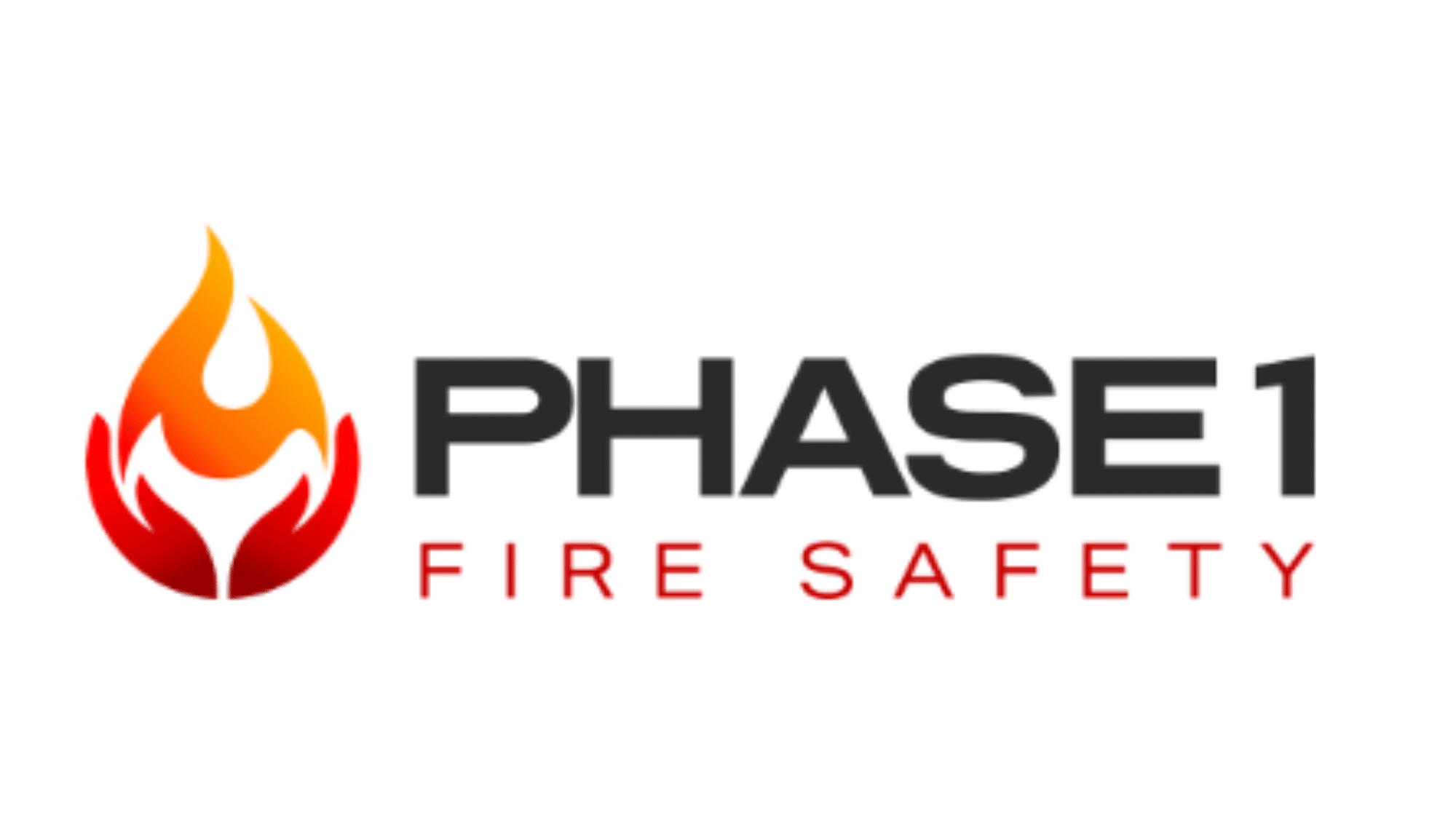 Phase One Fire logo with baseball and red-gold text, representing California fire safety services.