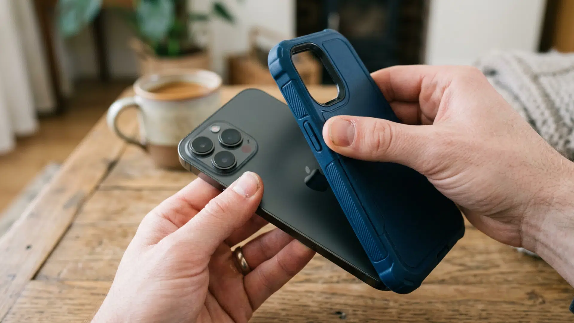 Removing a phone case to improve airflow and help reduce device heat more effectively