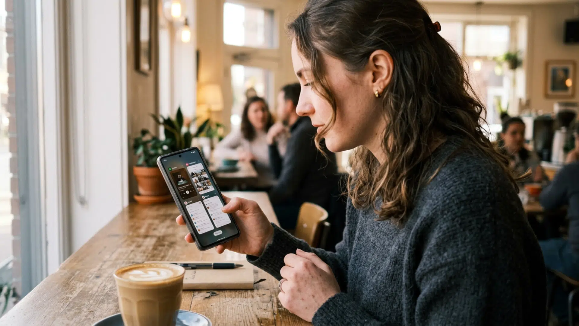 Smartphone being used for demanding tasks that can increase device temperature over time