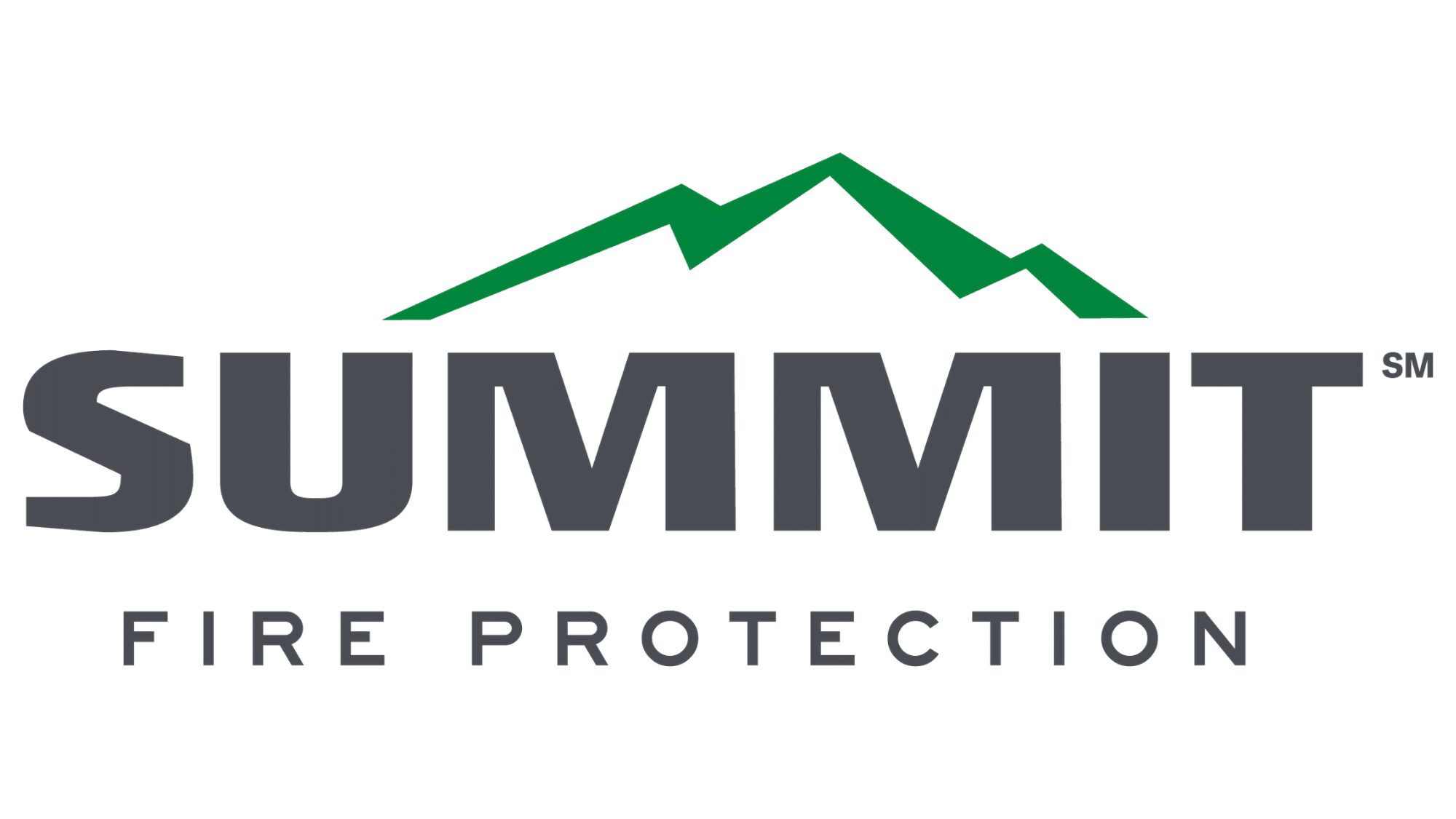 Summit Fire Protection logo with green mountain and gray text representing national fire safety services.