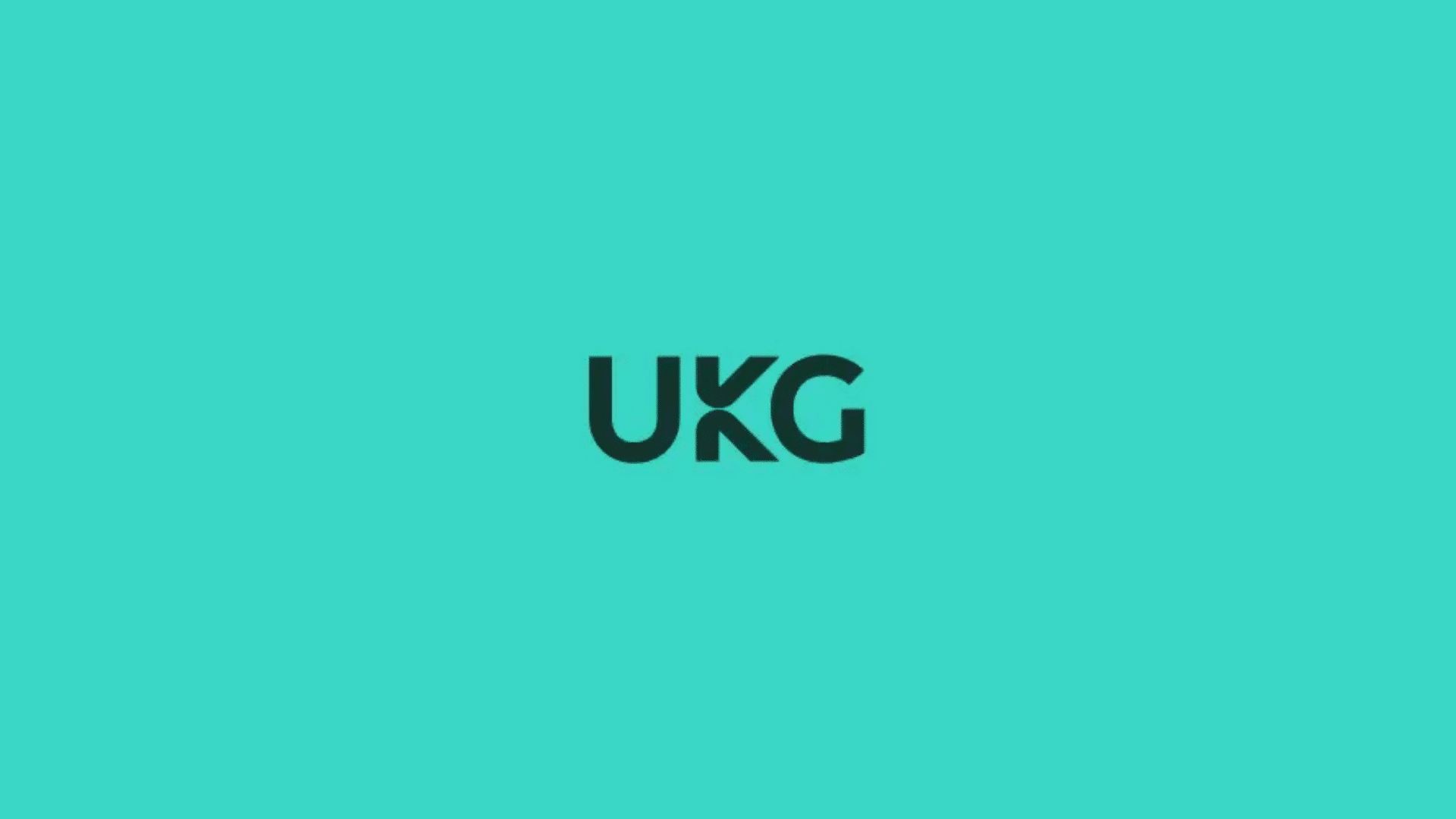 UKG Ready workforce management software logo on teal background