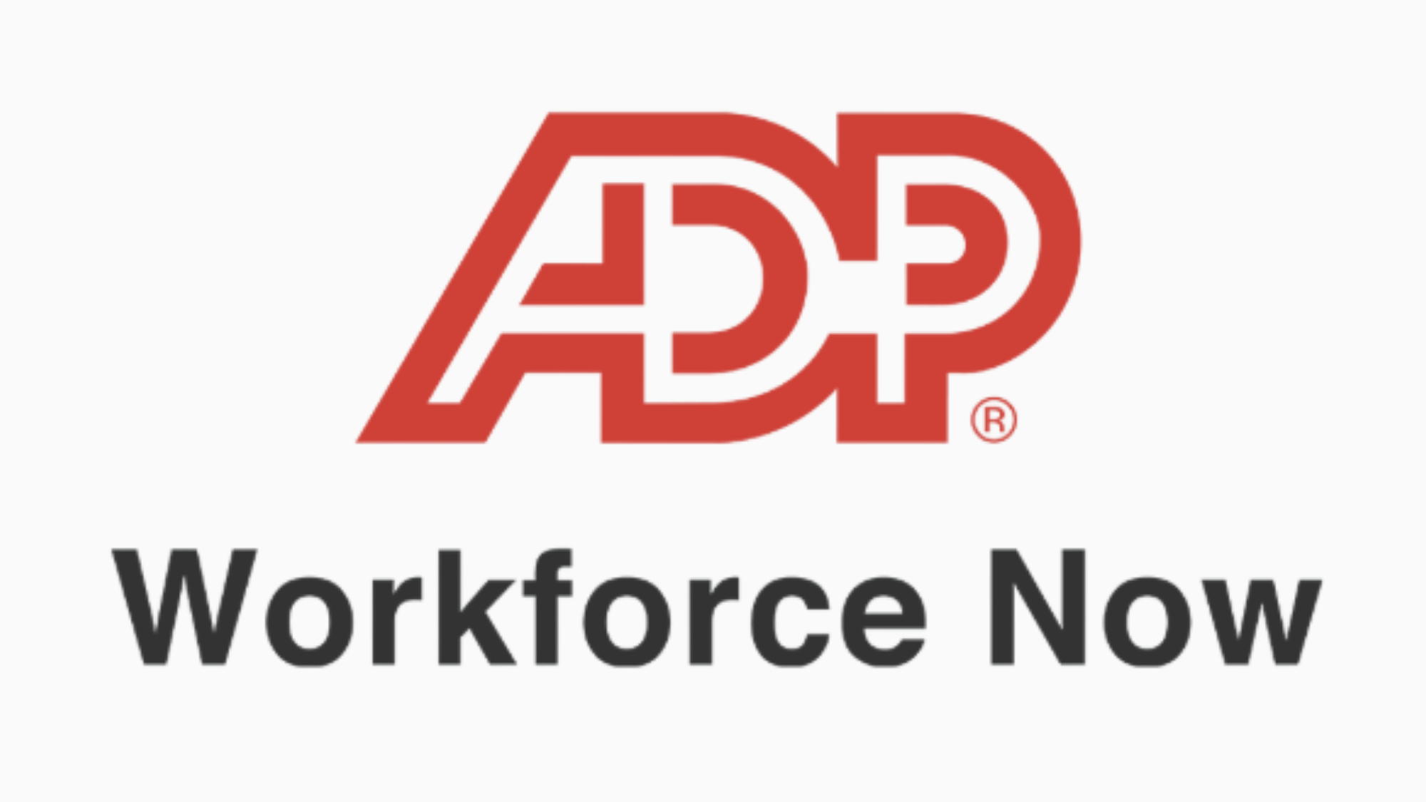 ADP Workforce Now logo, an enterprise HR and time tracking platform.