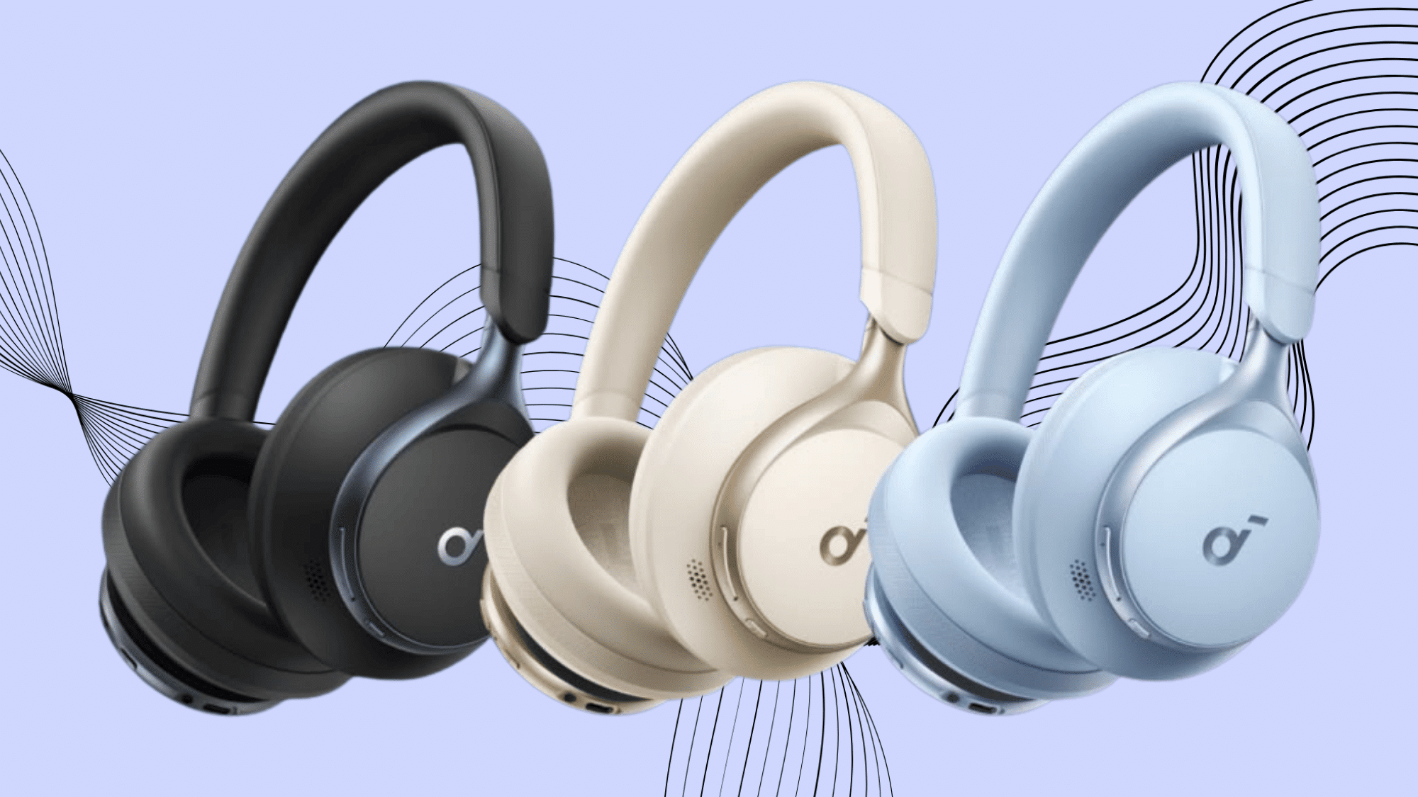 Anker Soundcore Space One headphones with long battery life