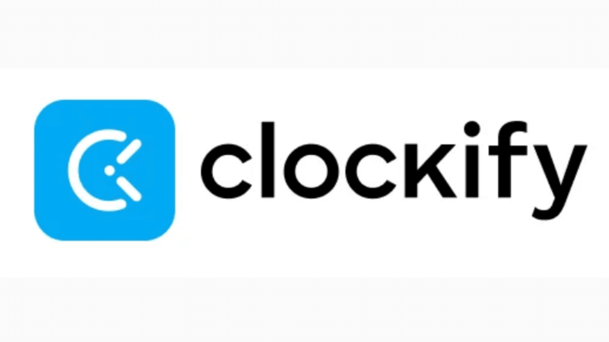 Clockify logo, a free time tracking tool for teams and freelancers.