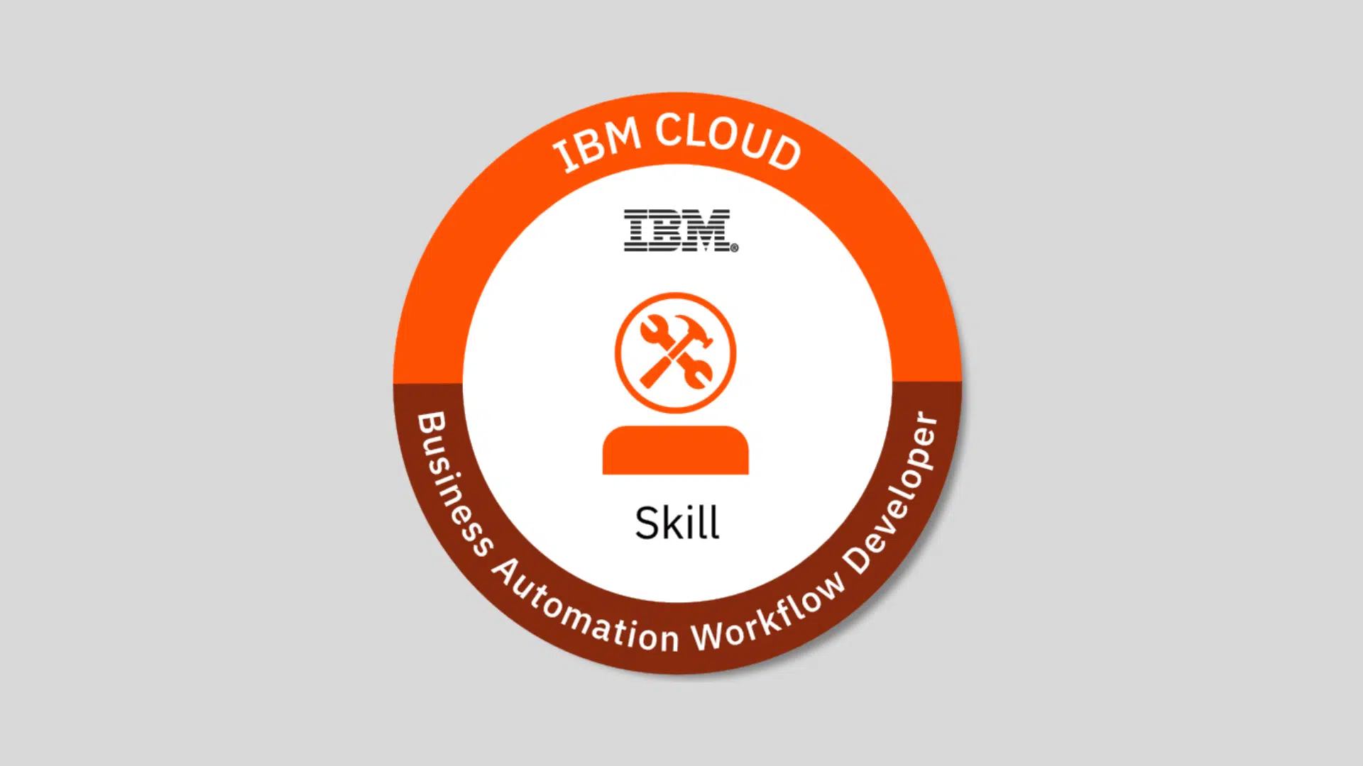 ibm cloud business automation workflow developer badge
