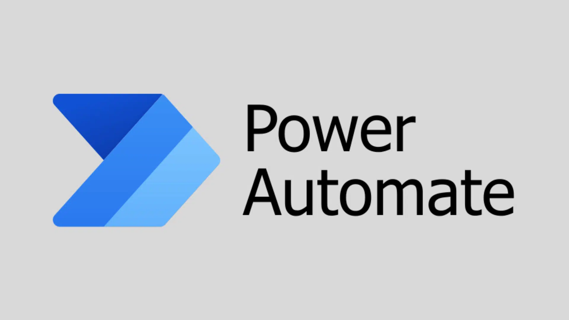 microsoft power automate logo on a light gray background