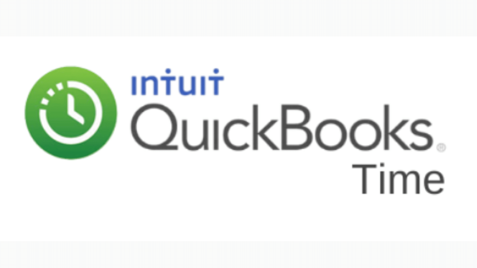 QuickBooks Time logo, a time tracking tool integrated with QuickBooks payroll.