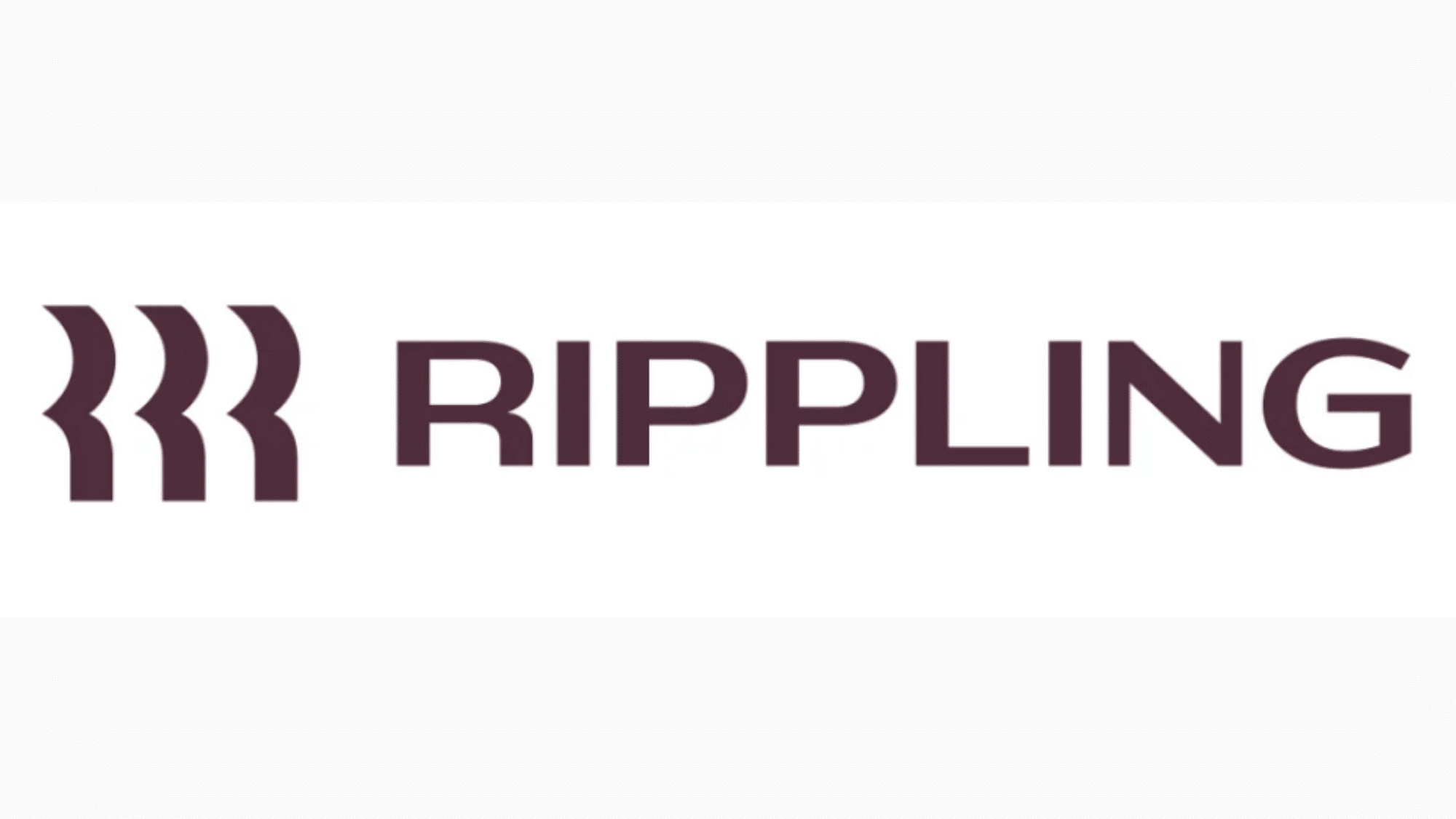 Rippling logo, an all-in-one HR, payroll, and time tracking platform.