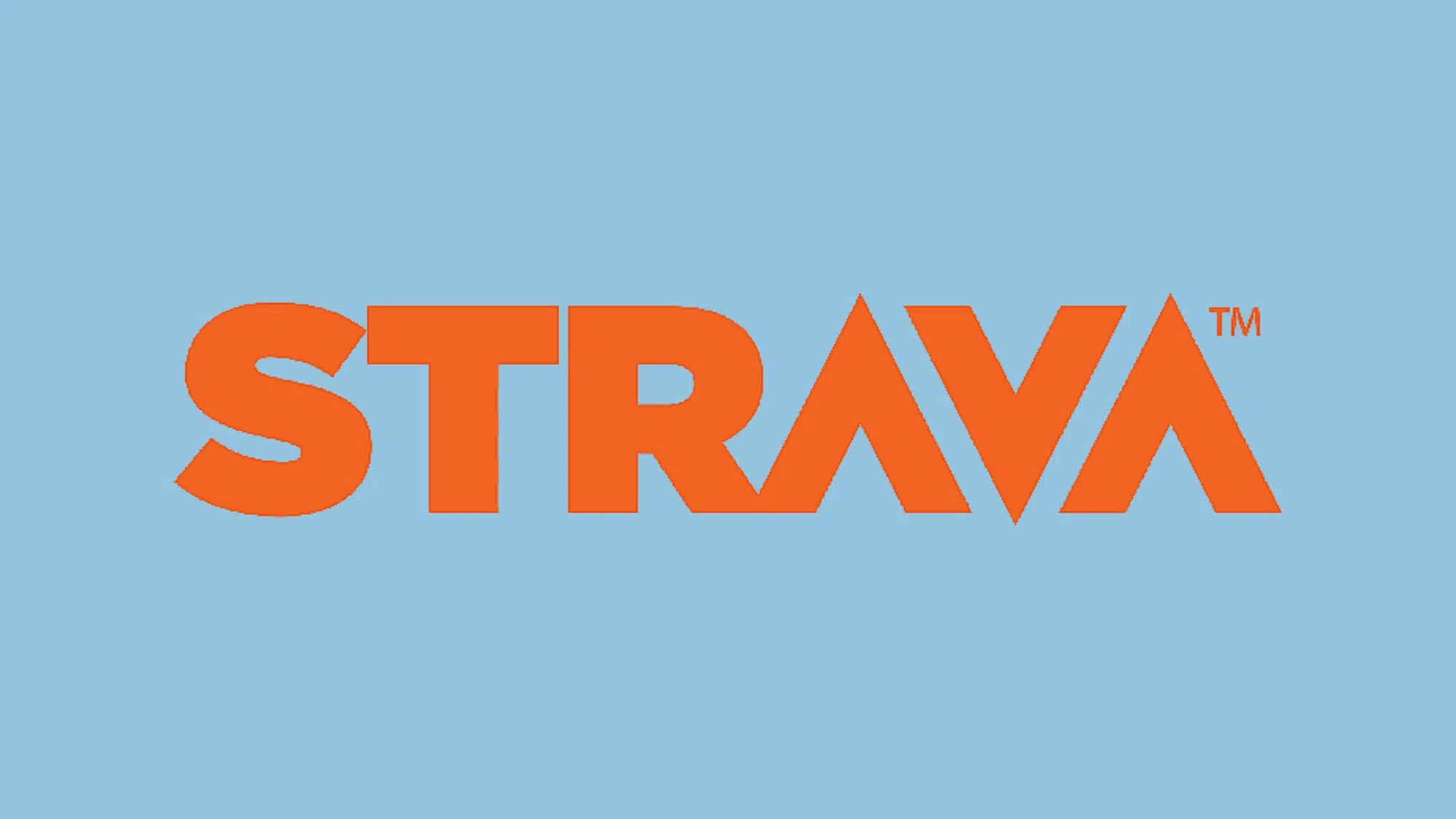 Strava logo, a fitness app for tracking running, cycling, and outdoor activities.